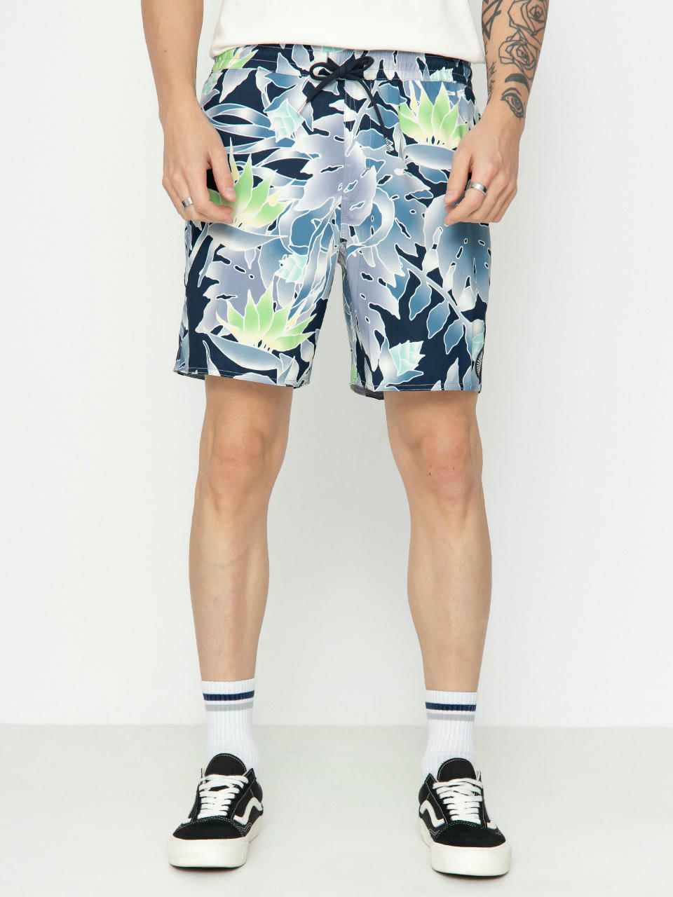 Kraťasy Volcom Lido Print 17 (navy)