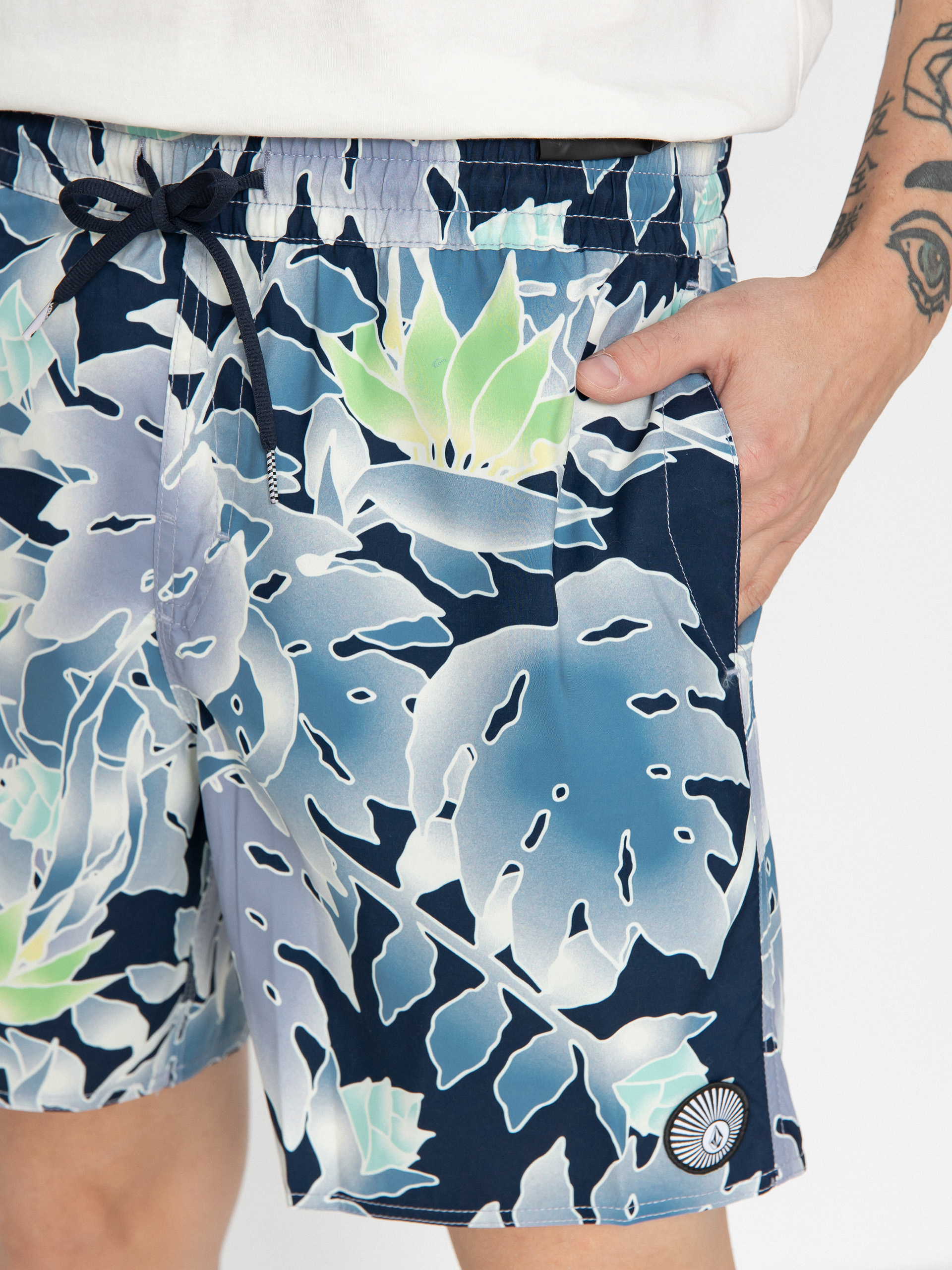 Kraťasy Volcom Lido Print 17 (navy)