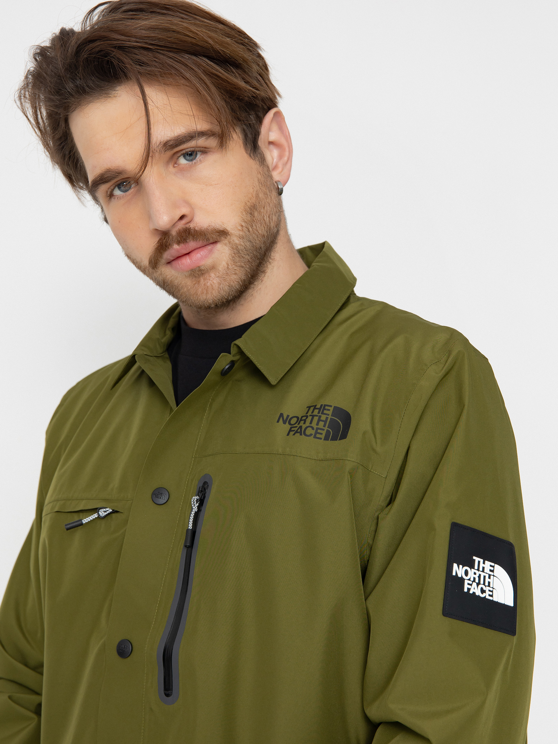 Bunda The North Face Amos Tech Overshirt (forest olive)