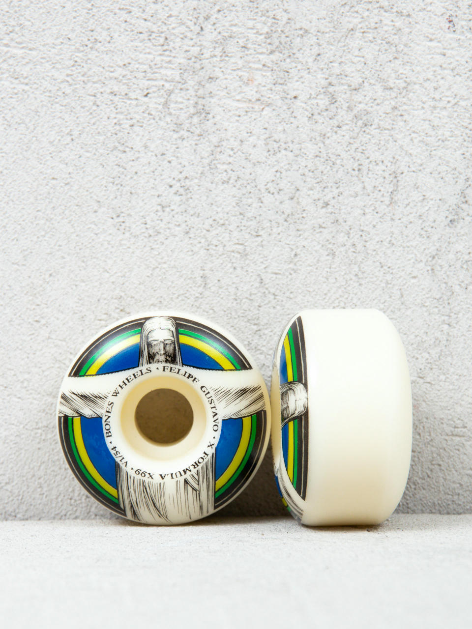 Kolečka Bones X Formula Gustavo Redeemer V1 Standard 99A (white/multi)