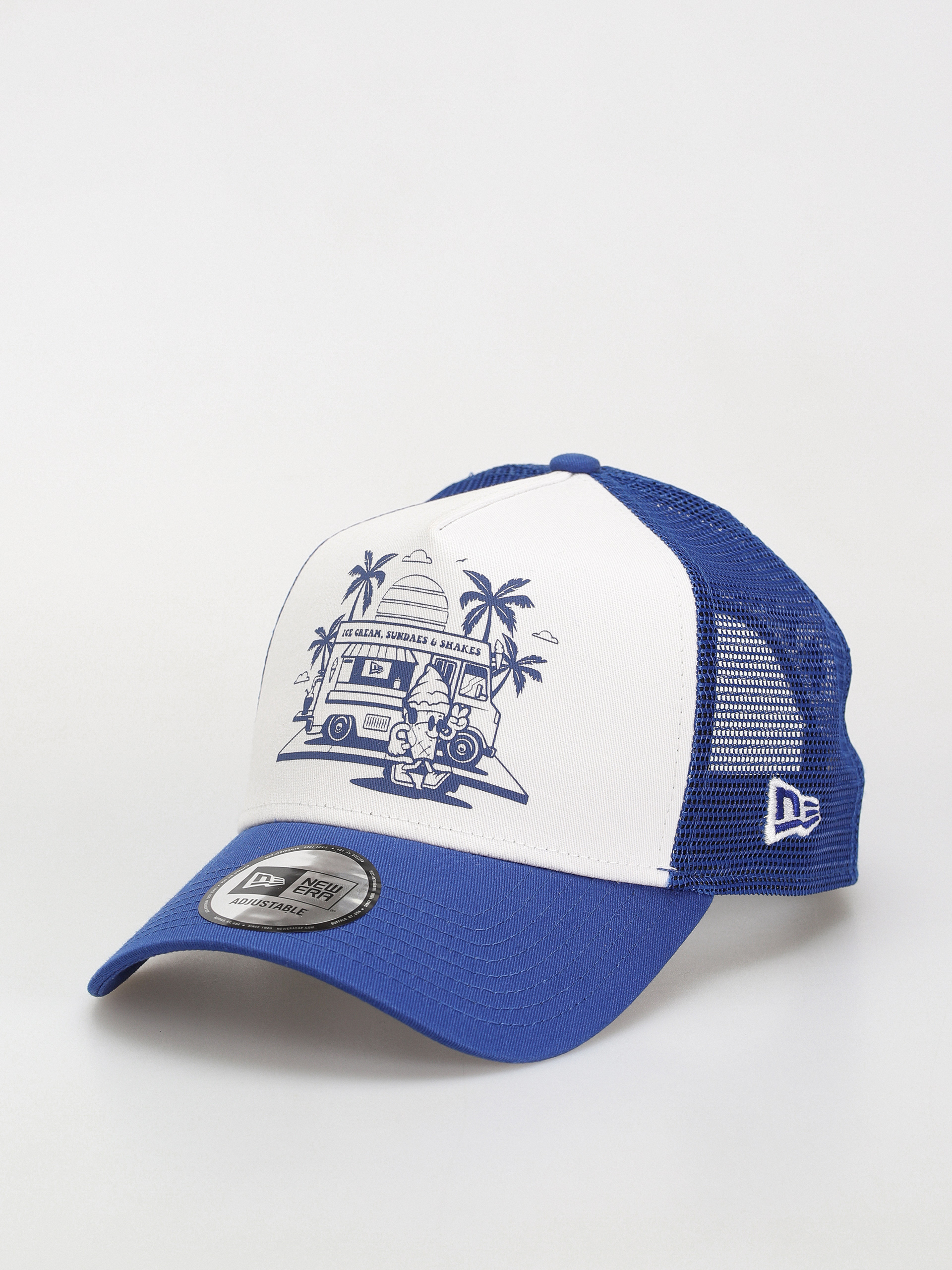 Kšiltovka  New Era Graphic Trucker (blue/white)