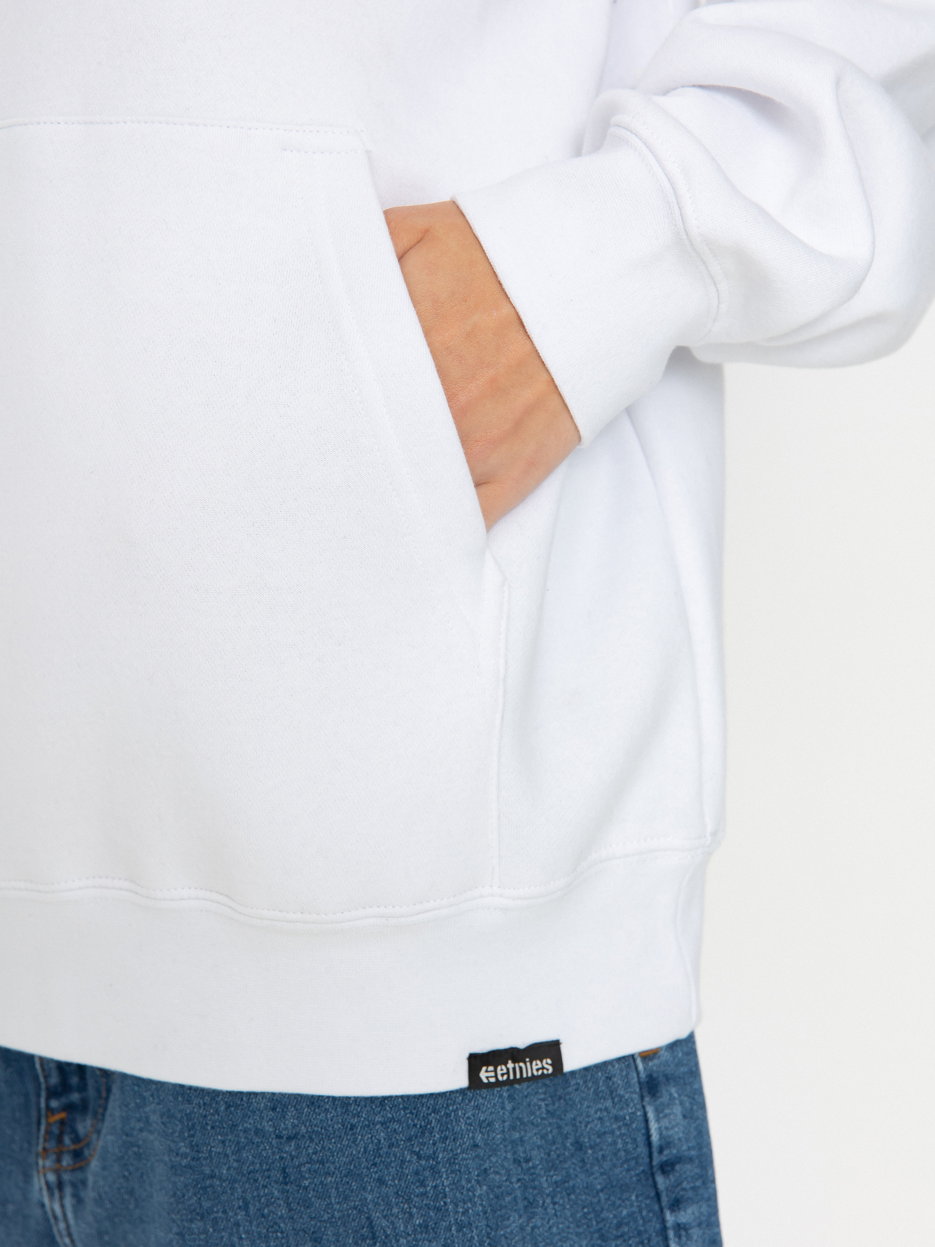 Mikina s kapucí Etnies Rp Woods HD (white)