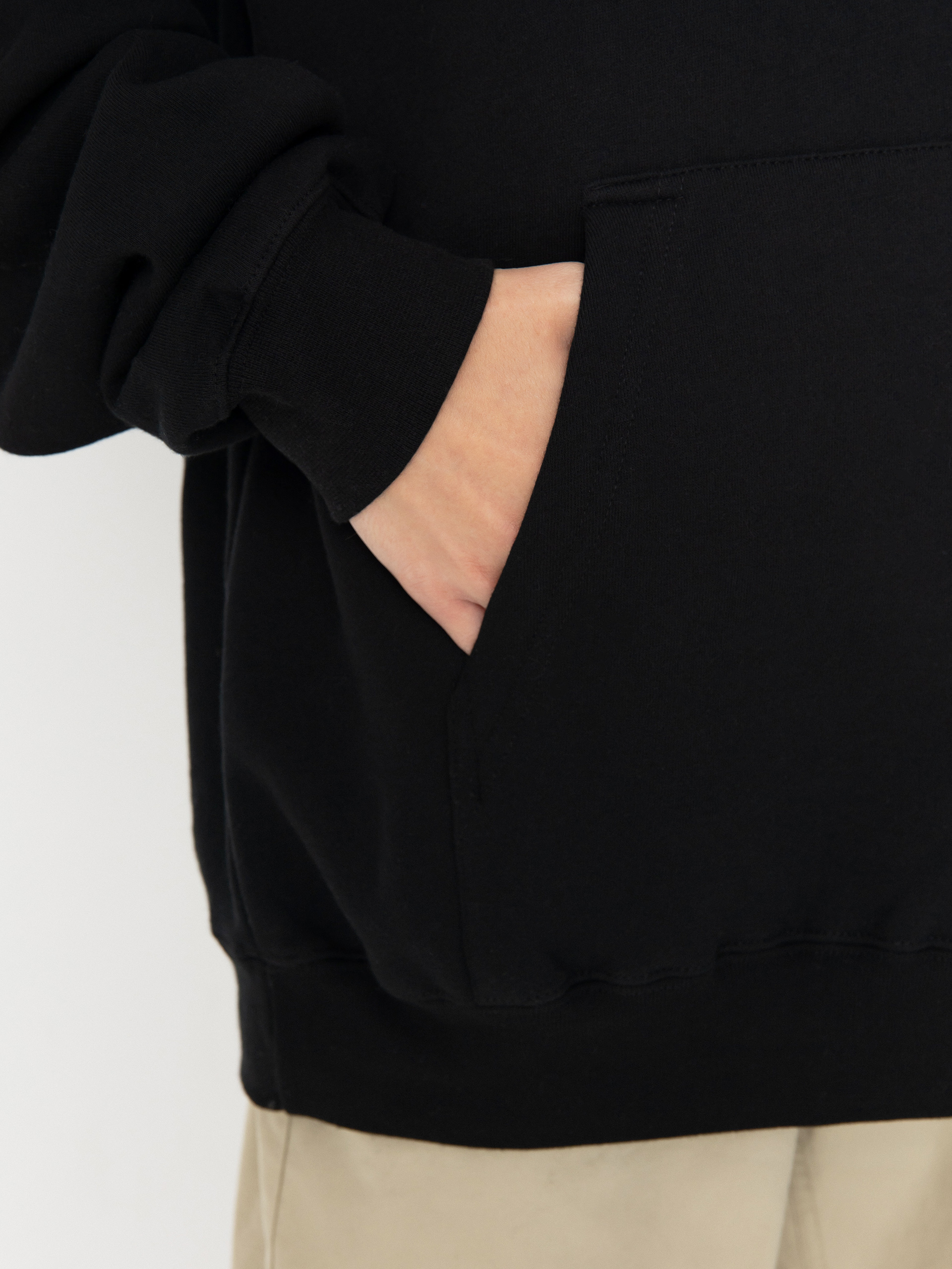 Mikina s kapucí Emerica Lockup HD (black/gold)