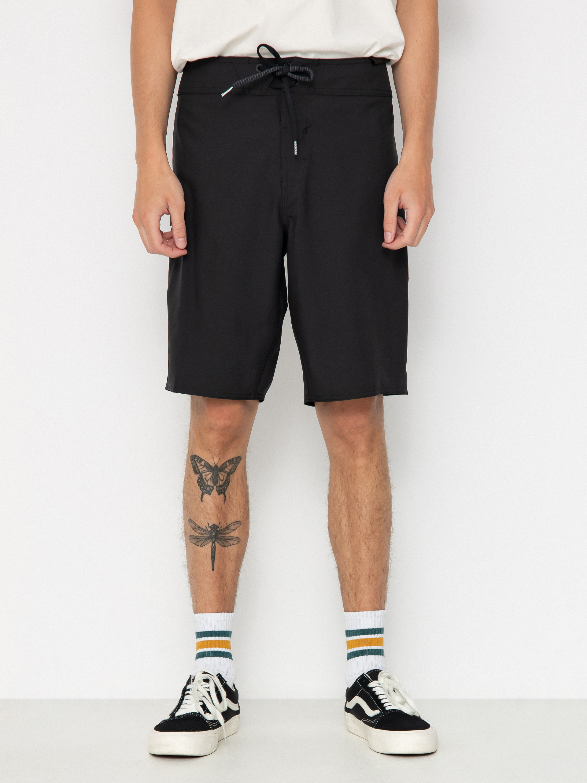 Plu00e1u017eovu00e9 krau0165asy Volcom Lido Solid Mod 20 (black)