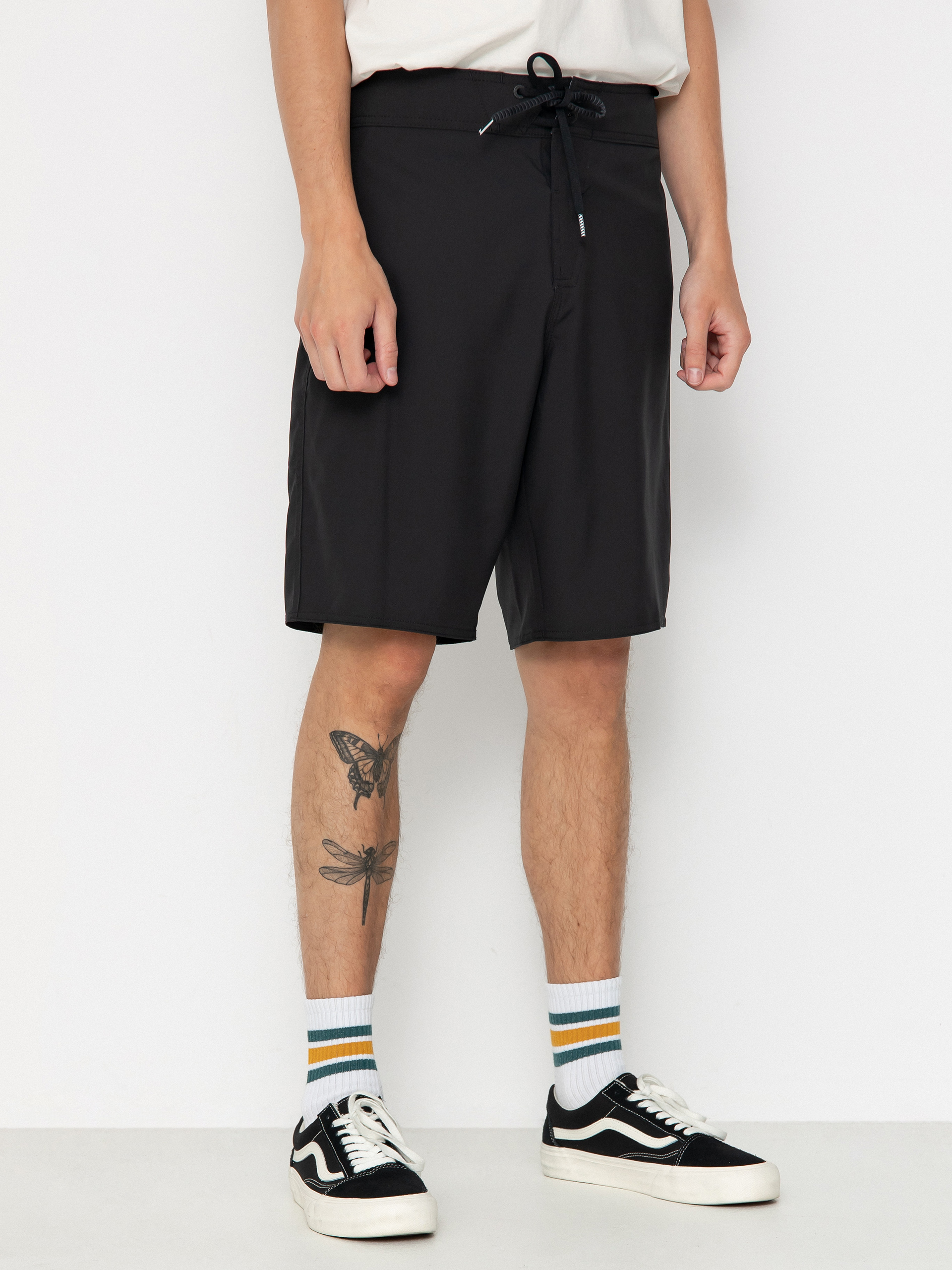 Plážové kraťasy Volcom Lido Solid Mod 20 (black)