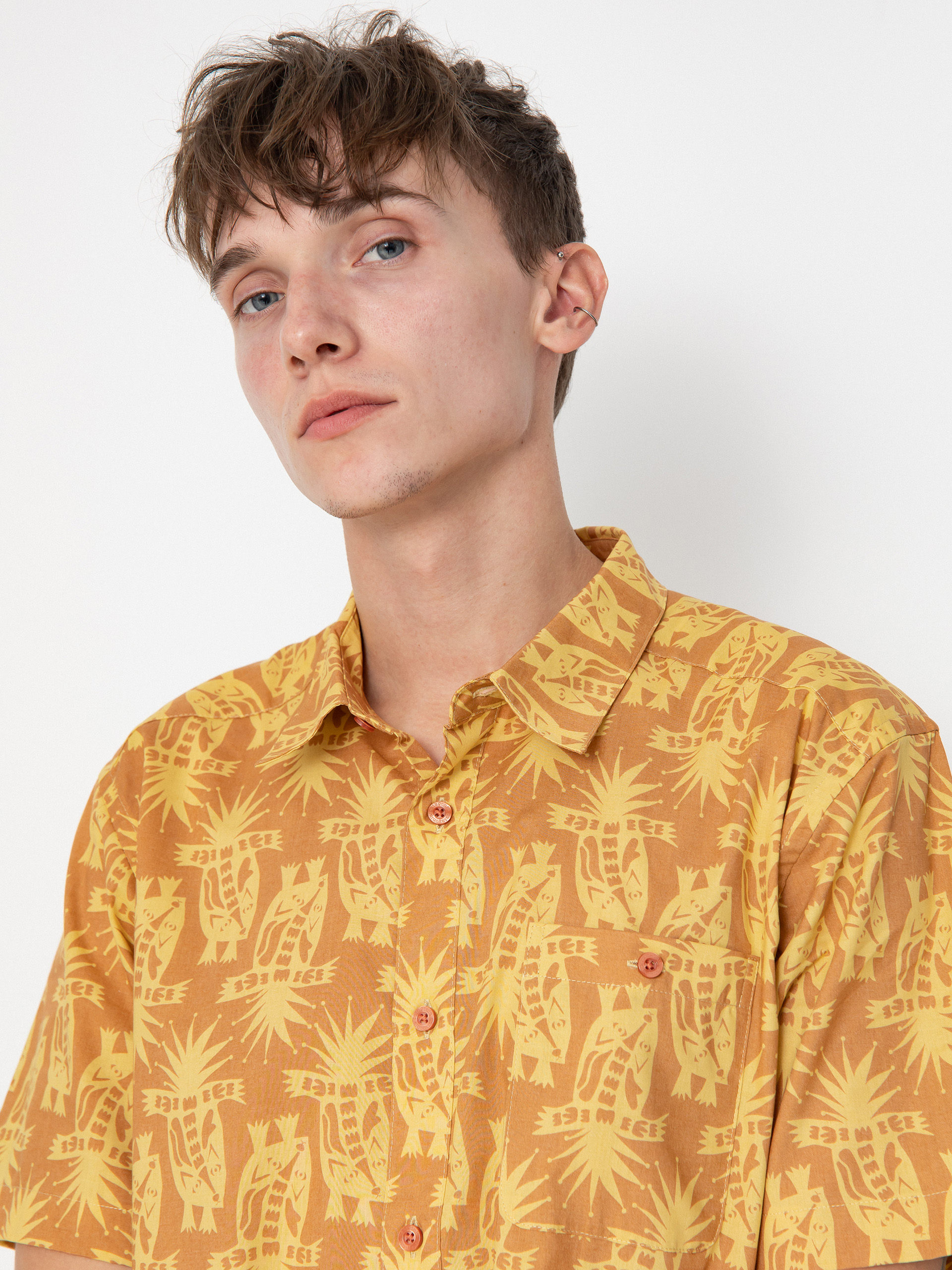 Košile Patagonia Go To Shirt (skunks sienna clay)