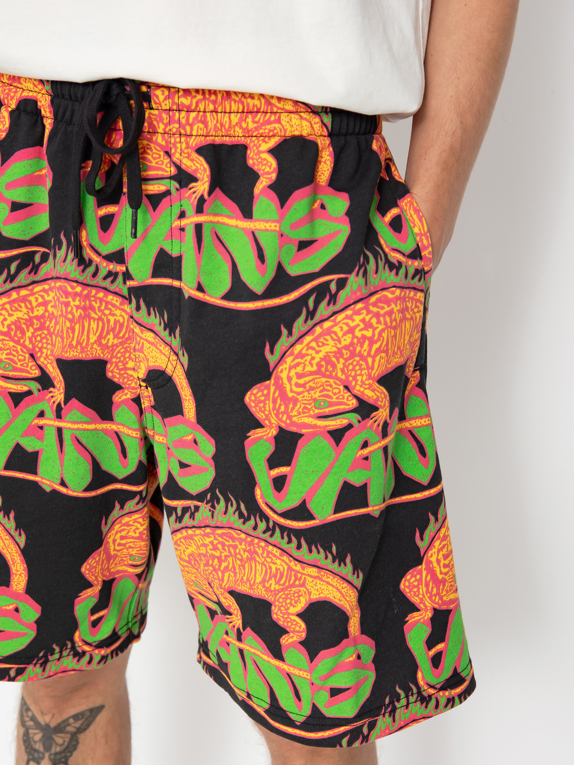 Kraťasy Vans Chameleon Loose Fleece (black)