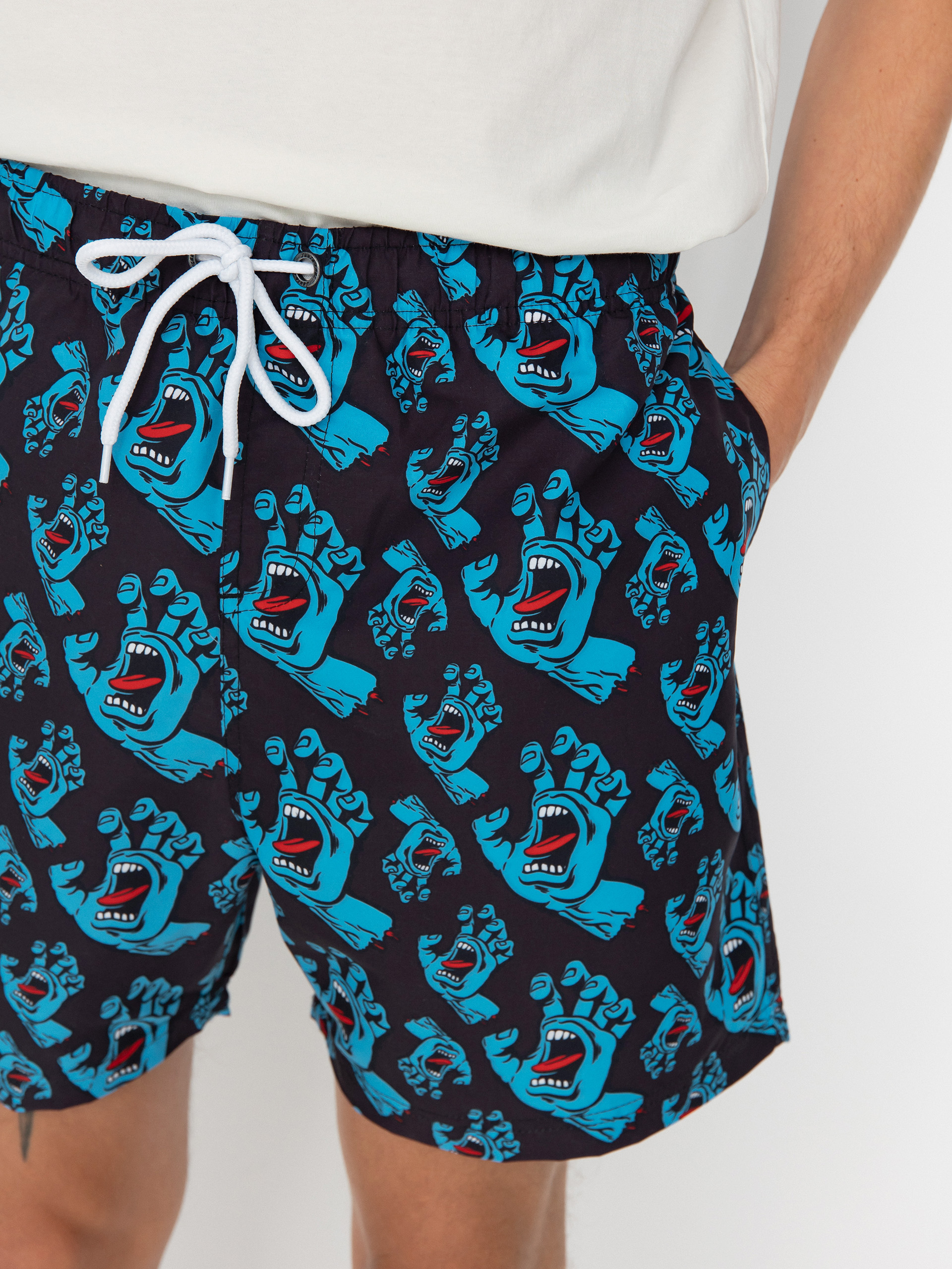 Kraťasy Santa Cruz Hands All Over (black)