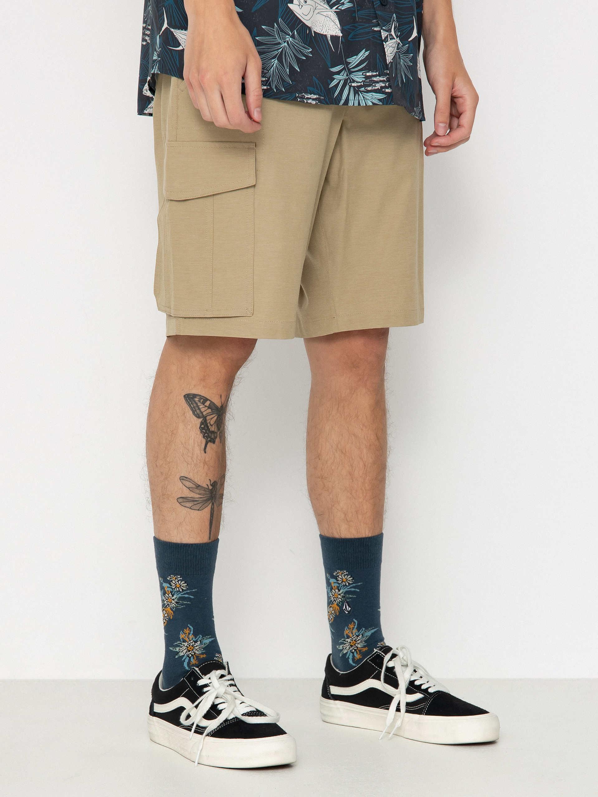 Kraťasy Rip Curl Boardwalk Trail Cargo (dark khaki)