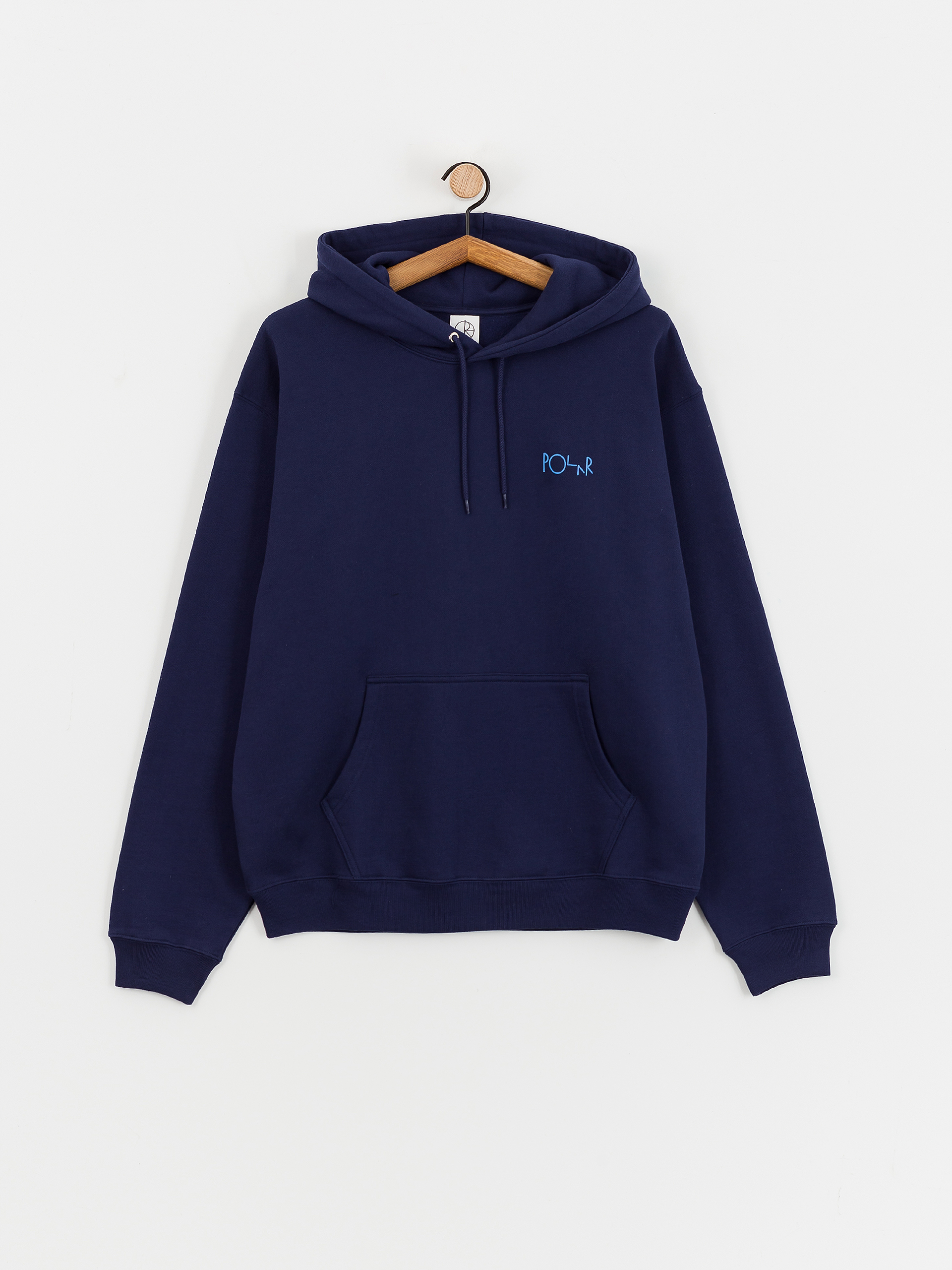 Mikina s kapucí Polar Skate Dave Hoodie Stroke Logo HD (dark blue)
