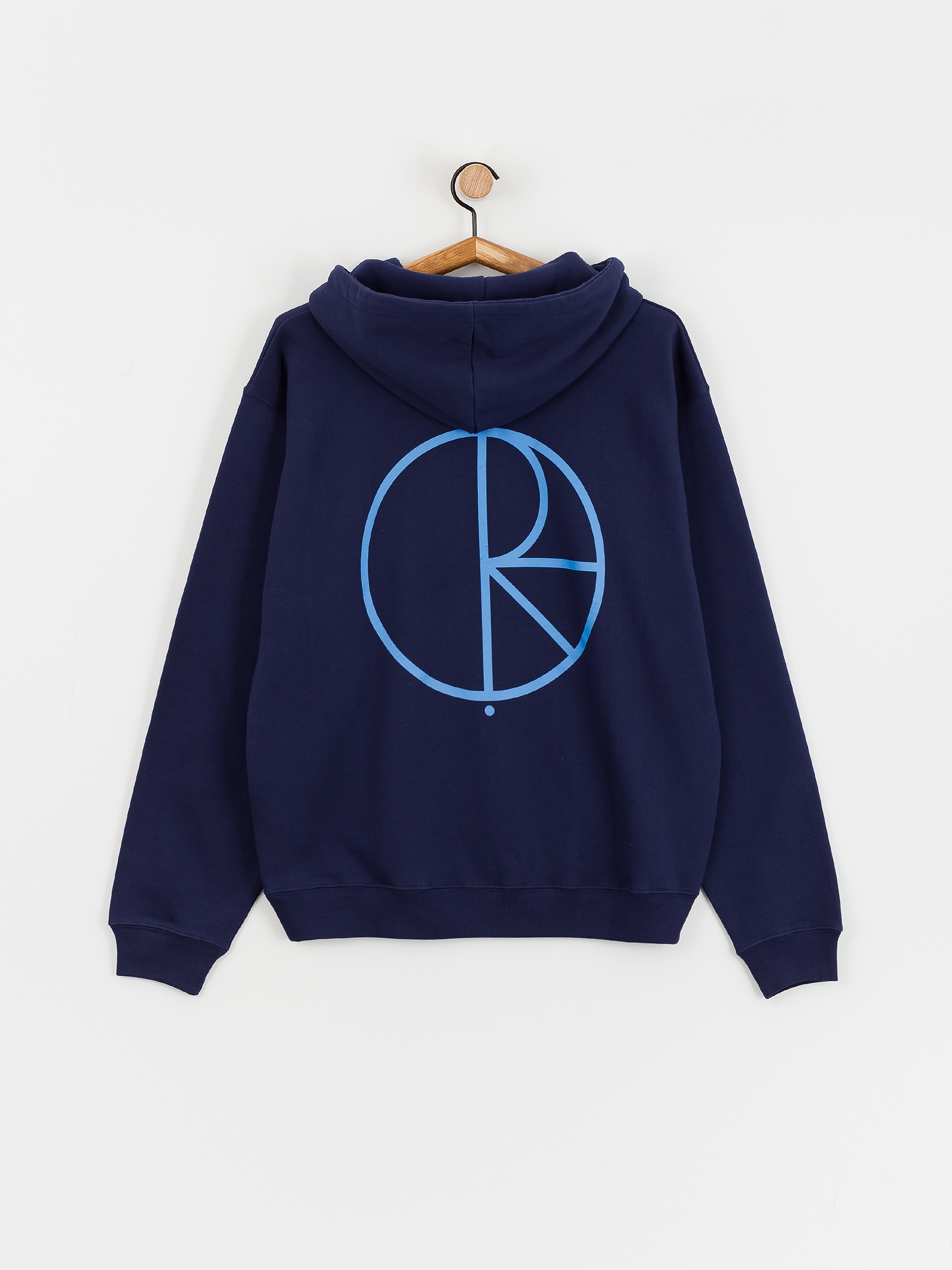 Mikina s kapucí Polar Skate Dave Hoodie Stroke Logo HD (dark blue)