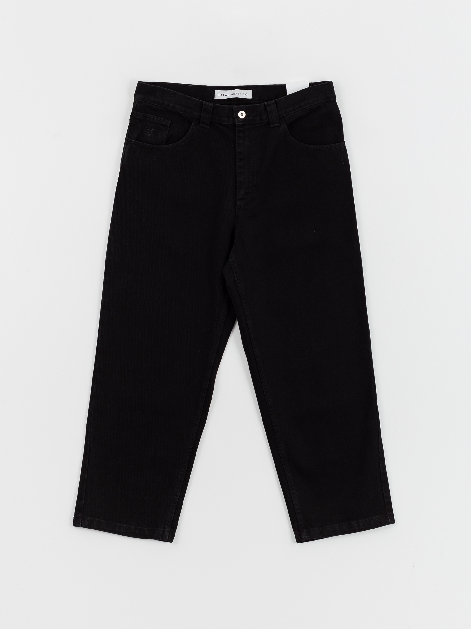 Kalhoty Polar Skate 93! Denim (pitch black)