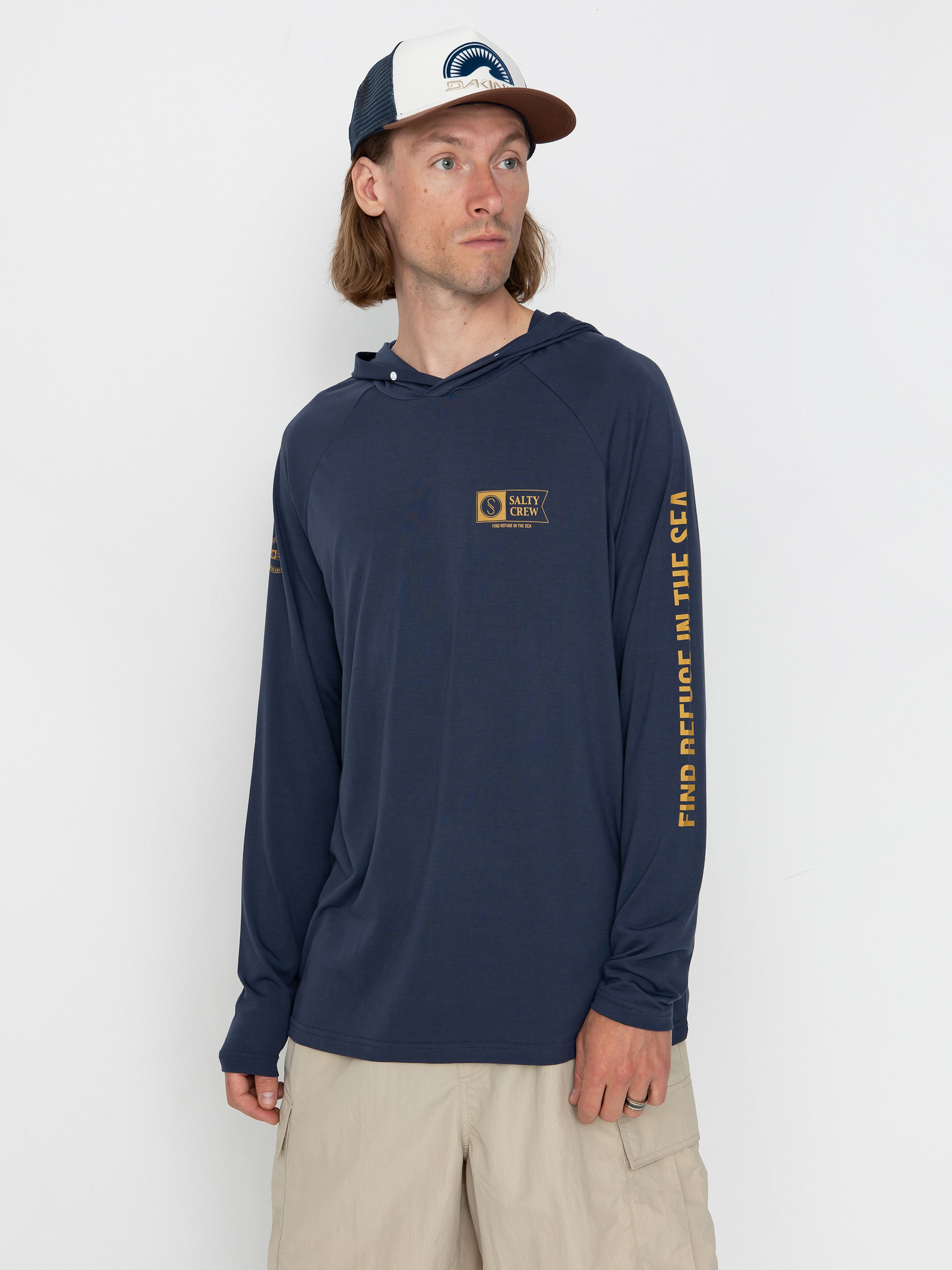 Mikina s kapucí Salty Crew Mariner HD (navy)