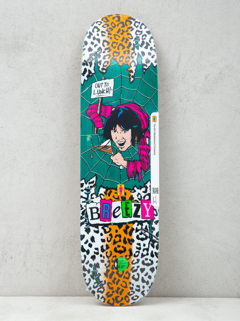 Deska Girl Skateboard Geering Out To Lunch (green)