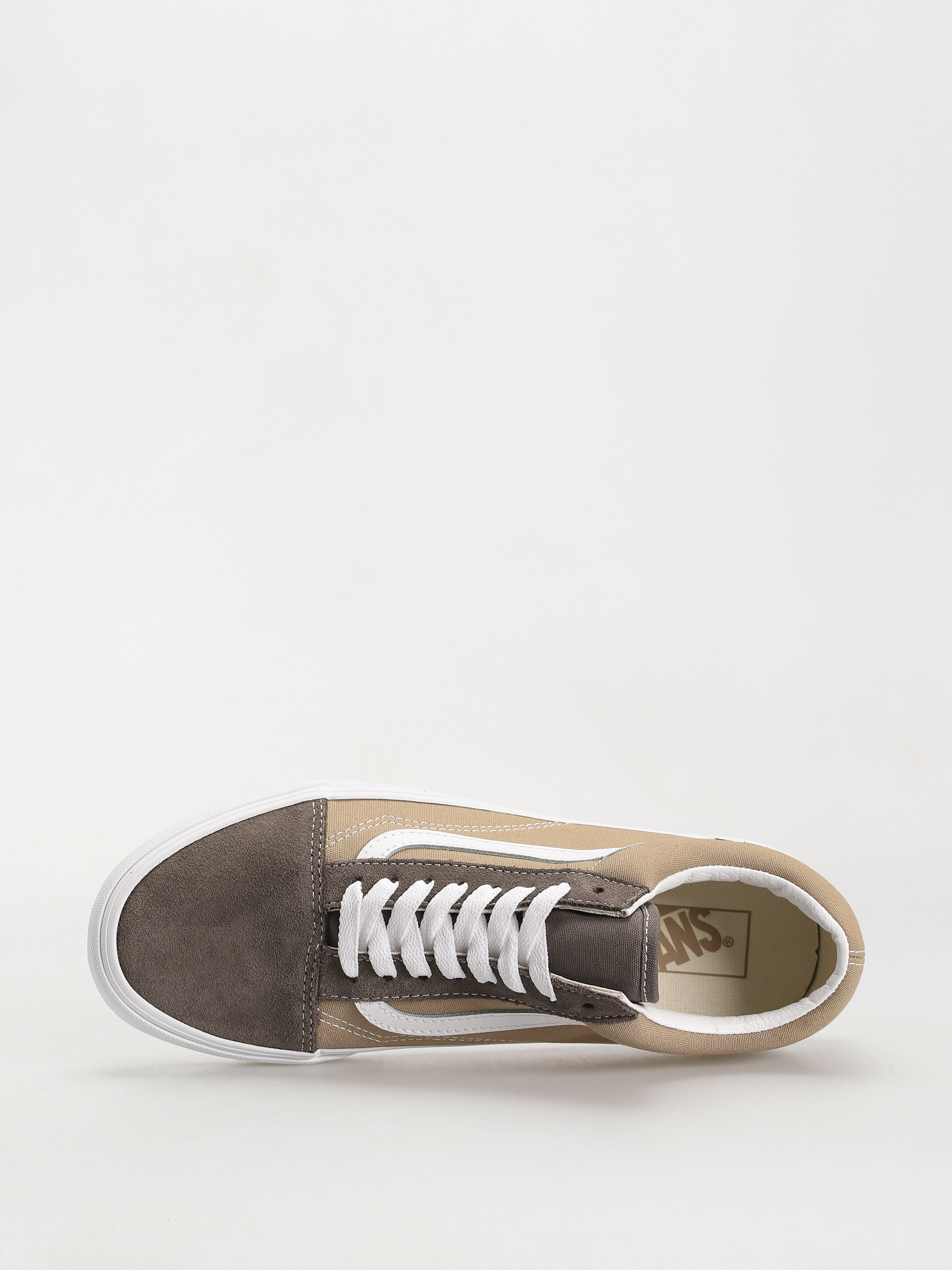 Boty Vans Old Skool (canvas/suede block brown)