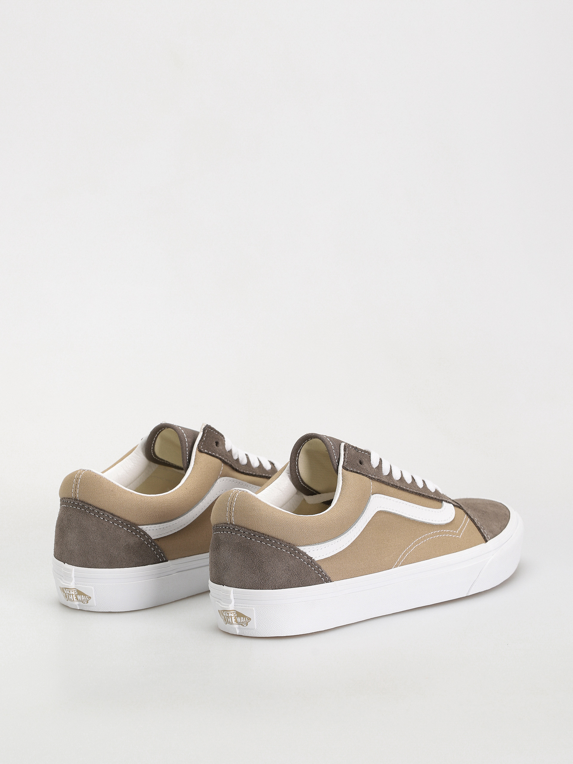 Boty Vans Old Skool (canvas/suede block brown)
