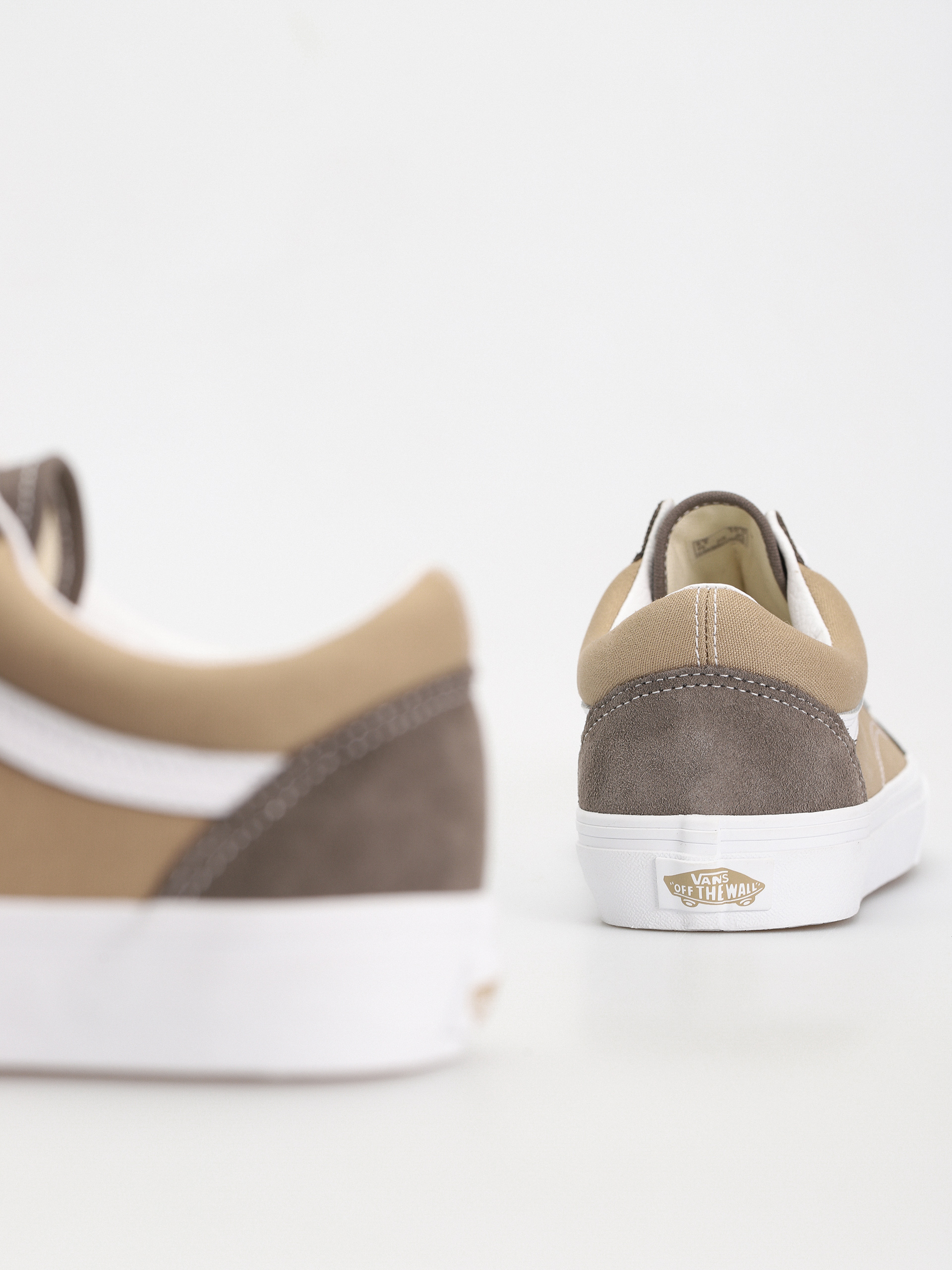 Boty Vans Old Skool (canvas/suede block brown)