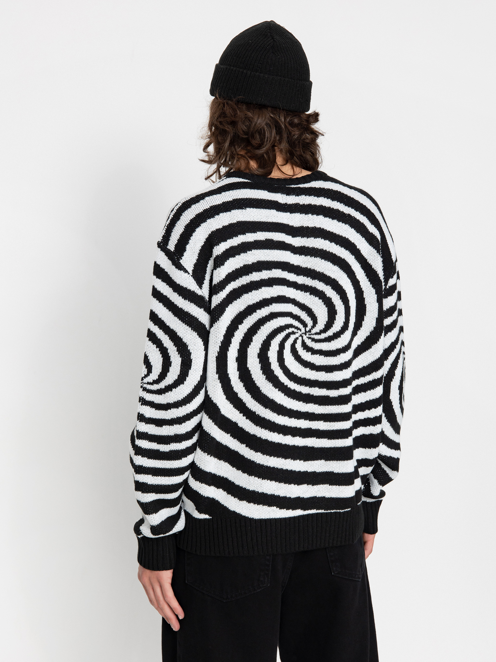 Mikina RVCA Spiral Crew Knit (cloud)