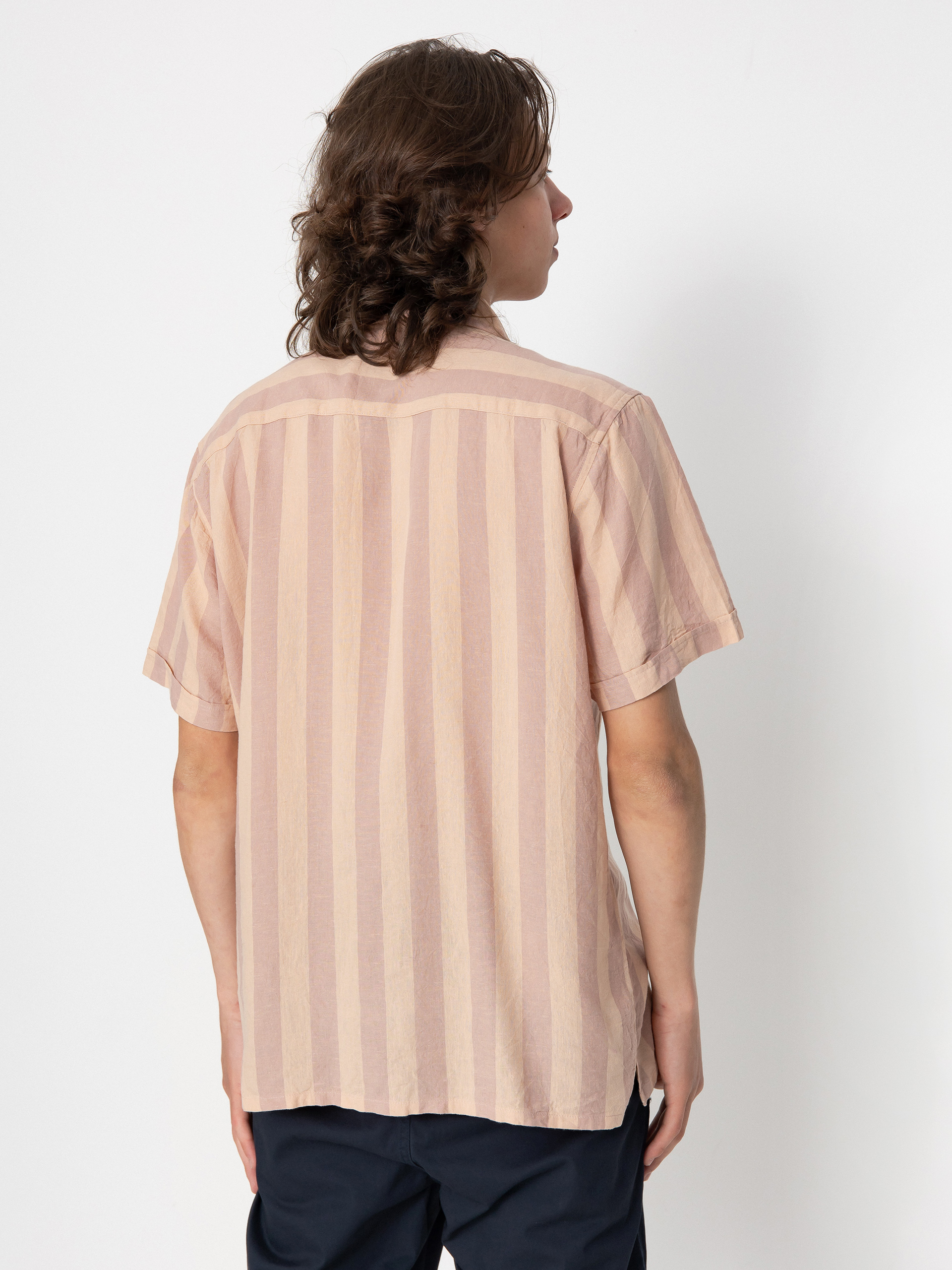 Košile RVCA Love Stripe (palomino grey)