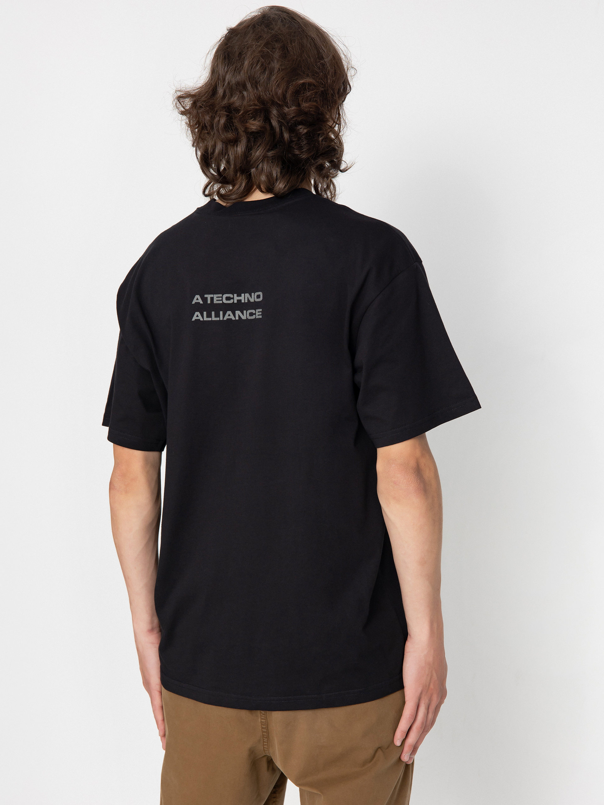 Tričko Carhartt WIP X TRESOR Techno Alliance (black/dark grey reflective)