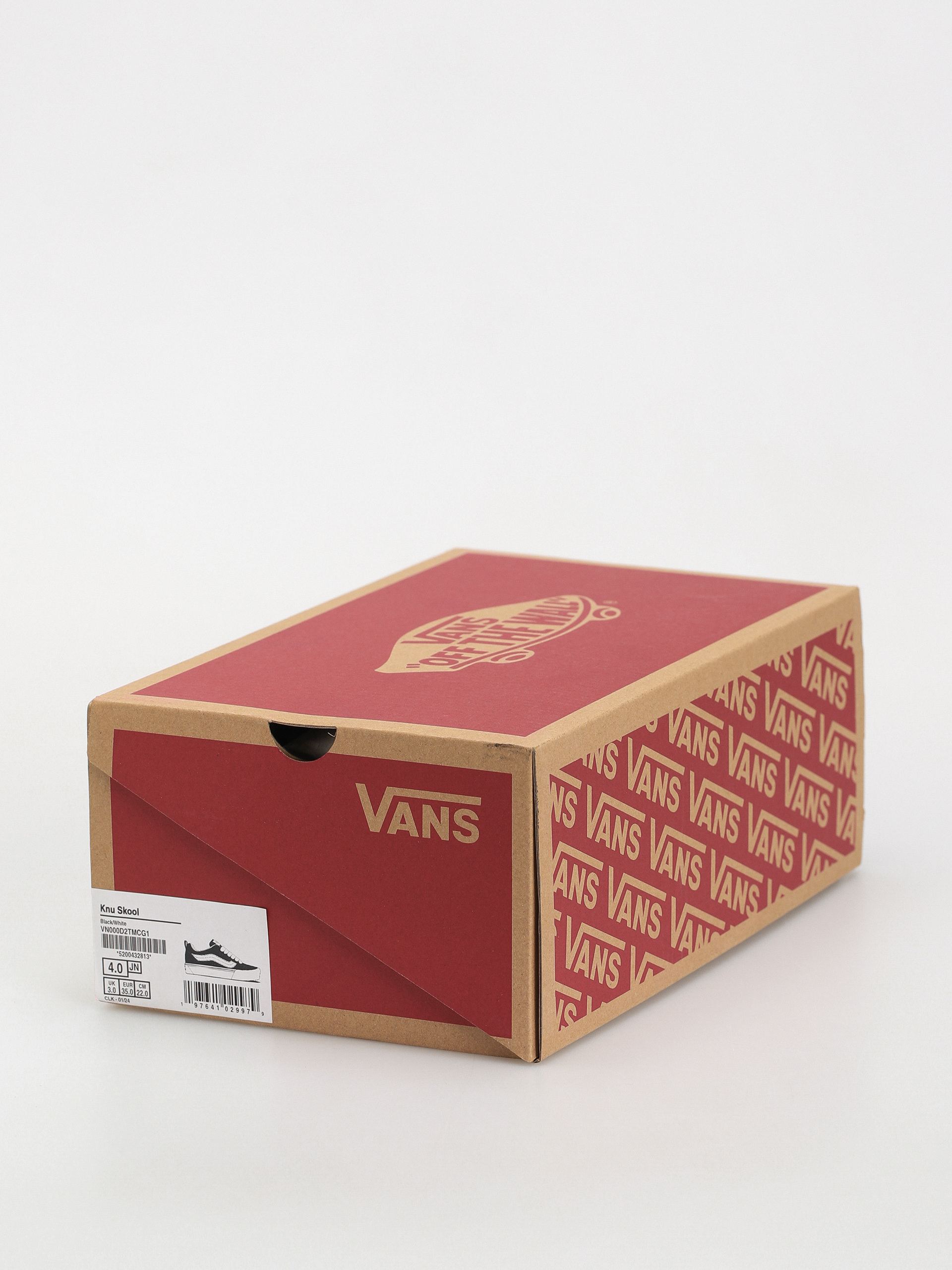 Dětské boty Vans Knu Skool JR (black/white)