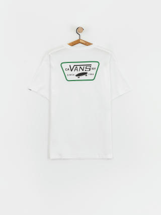 Tričko Vans Full Patch Back (white/black/verdant grn)