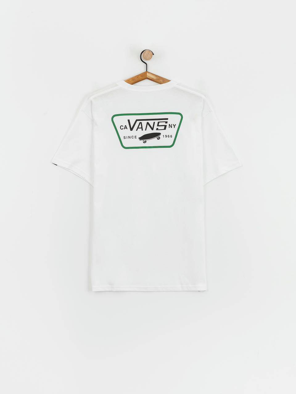 Tričko Vans Full Patch Back (white/black/verdant grn)