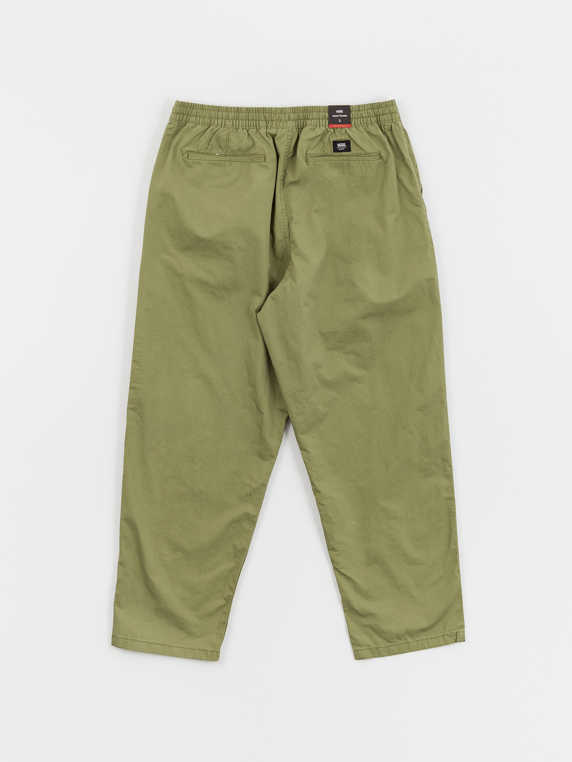 Kalhoty Vans Range Baggy Tapered Elastic Waist (loden green)