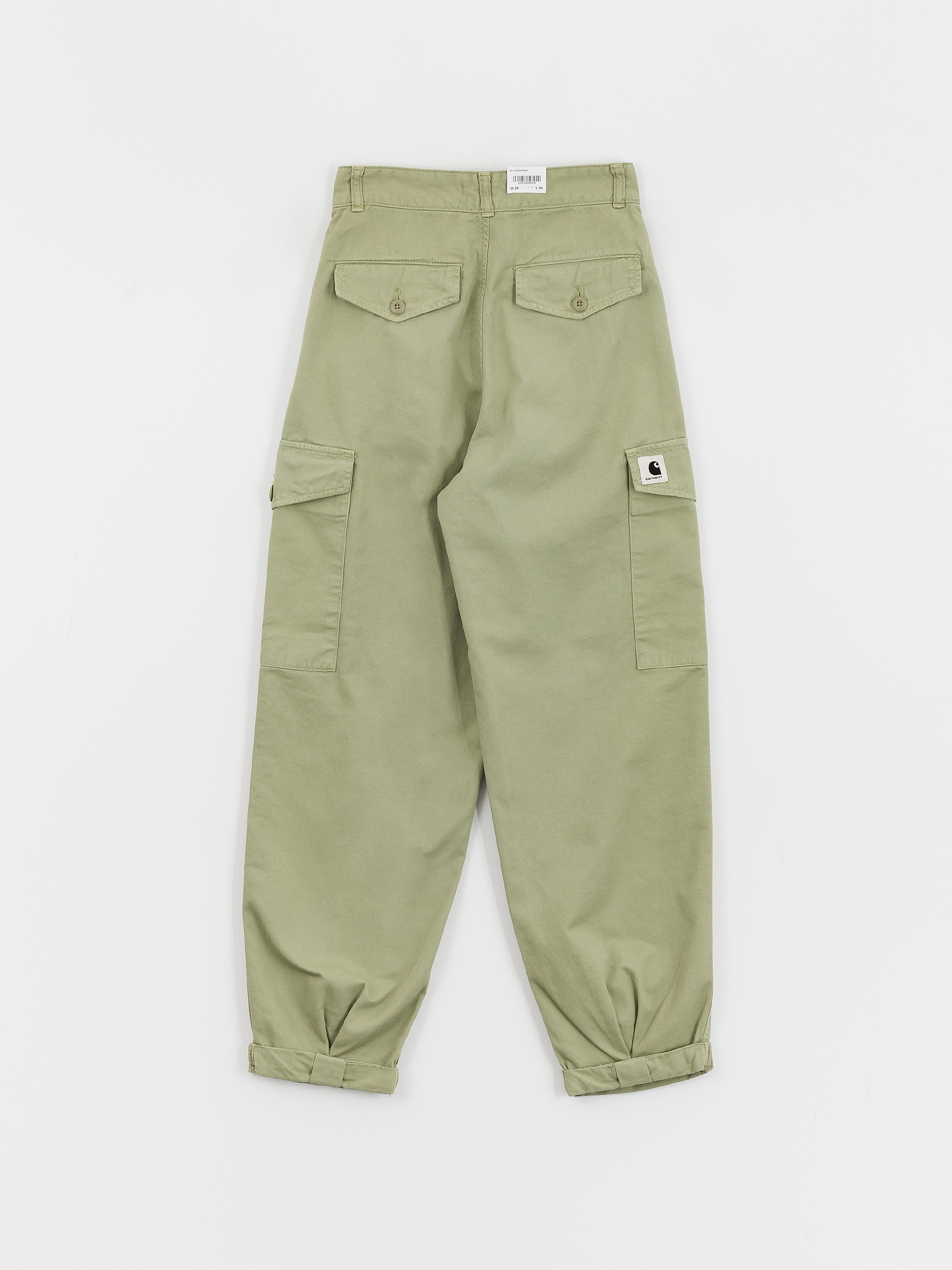 Kalhoty Carhartt WIP Collins Wmn (misty green)