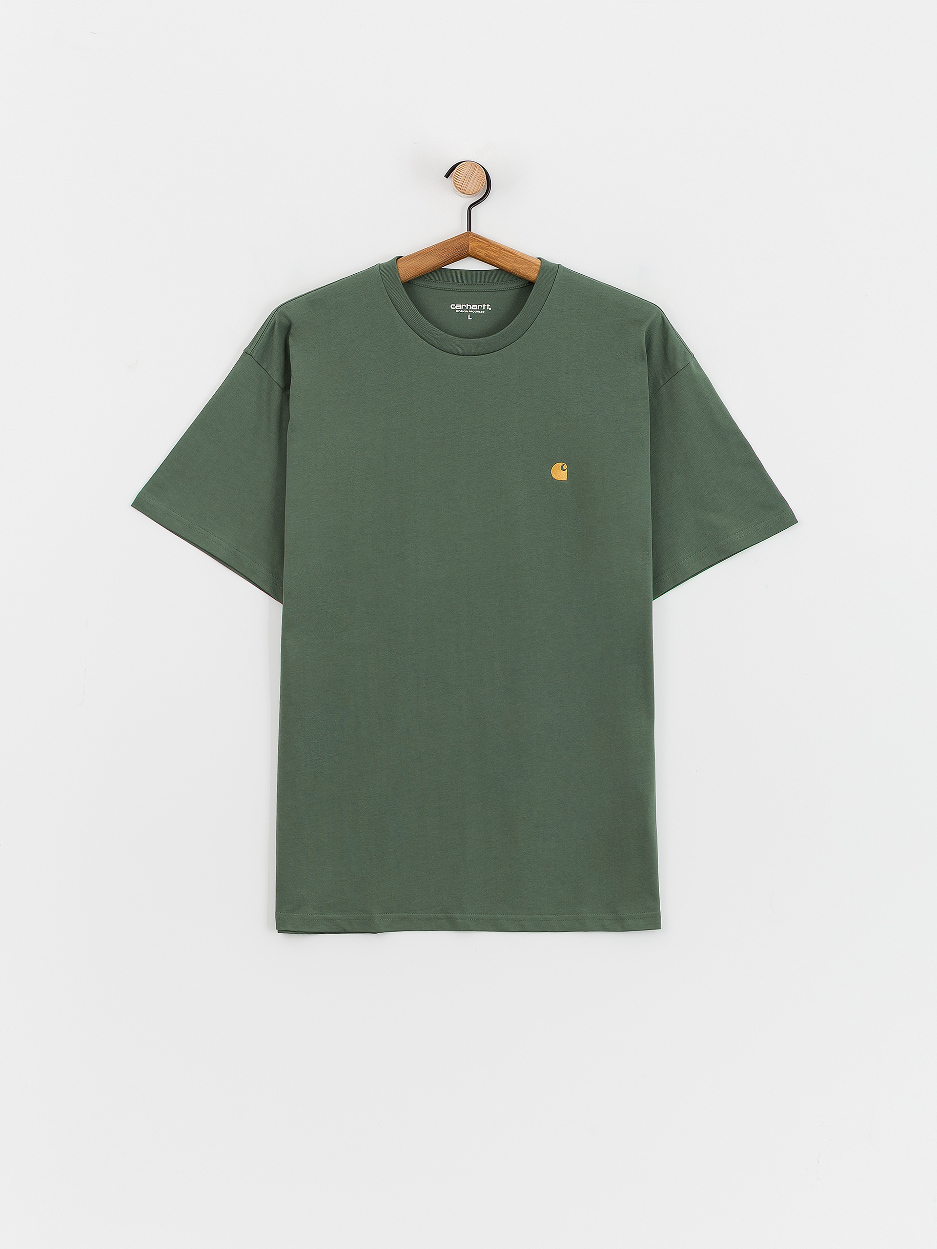 Tričko Carhartt WIP Chase (duck green/gold)