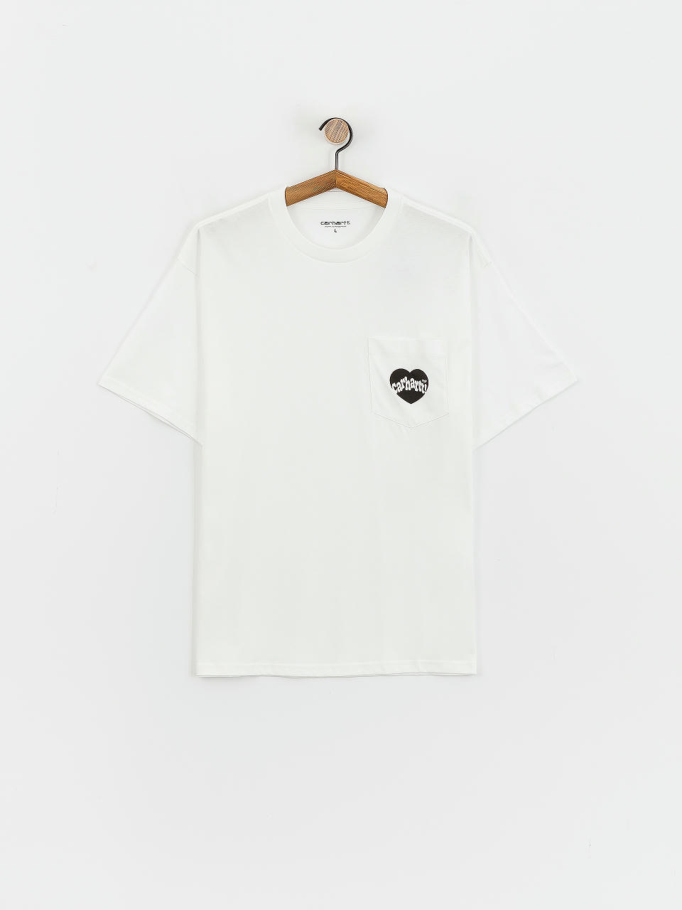 Tričko Carhartt WIP Amour Pocket (white/black)