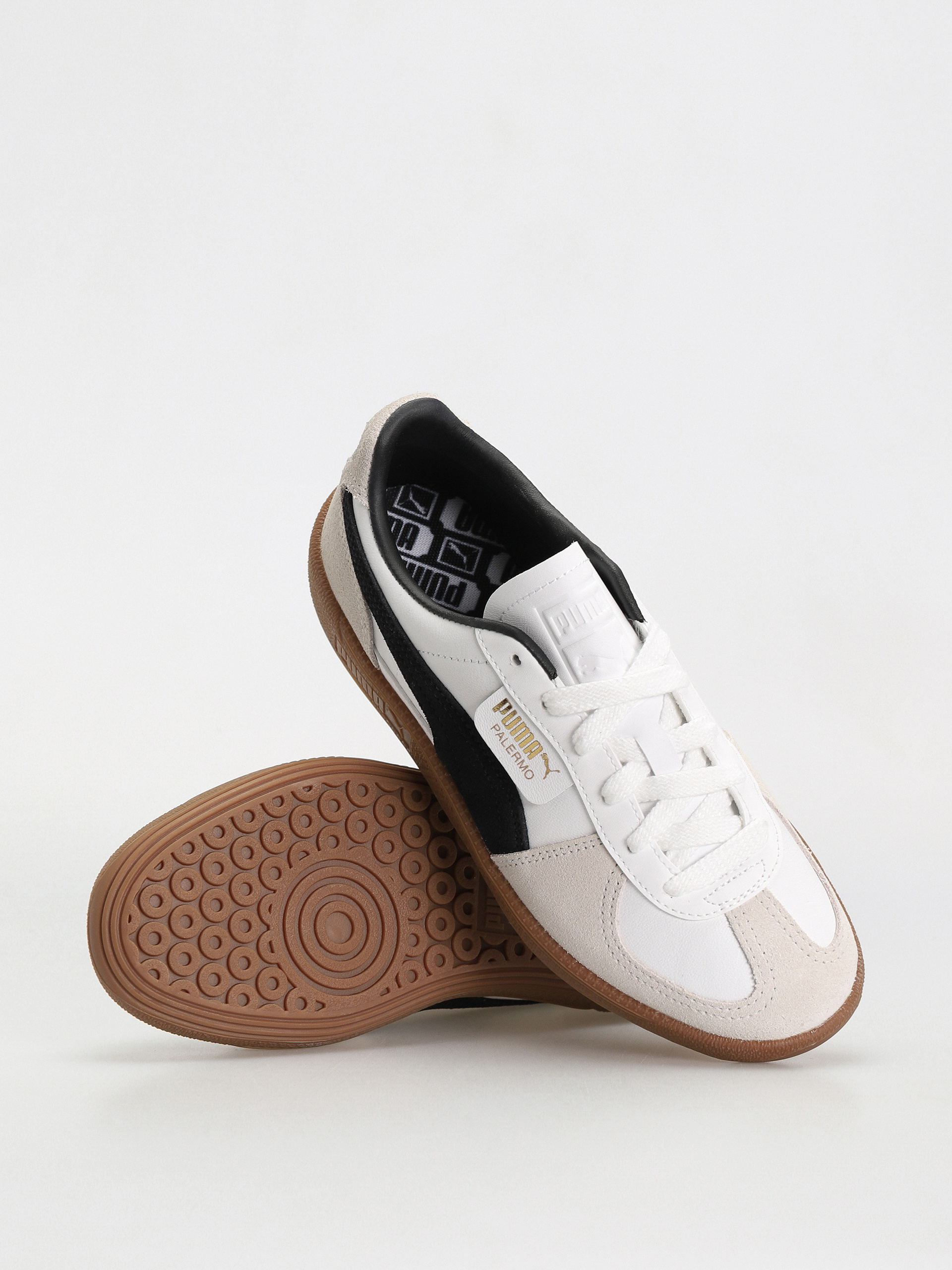 Boty Puma Palermo Leather (puma white vapor gray gum)