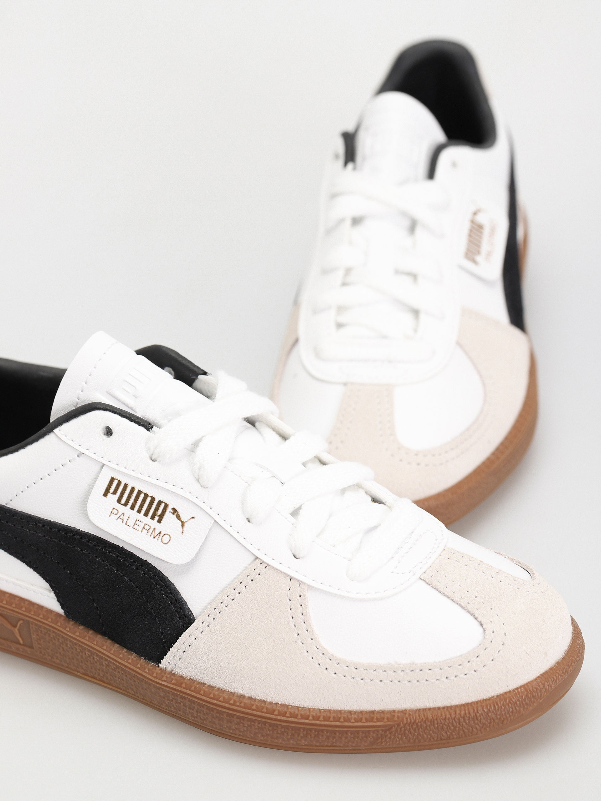 Boty Puma Palermo Leather (puma white vapor gray gum)