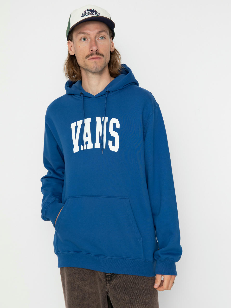 Mikina s kapucí Vans Arched HD (true blue)