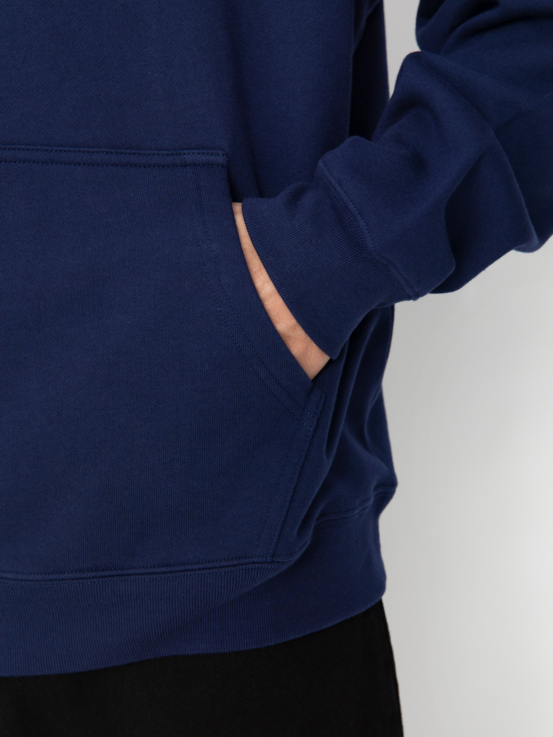 Mikina s kapucí Polar Skate Dave Hoodie Stroke Logo HD (dark blue)