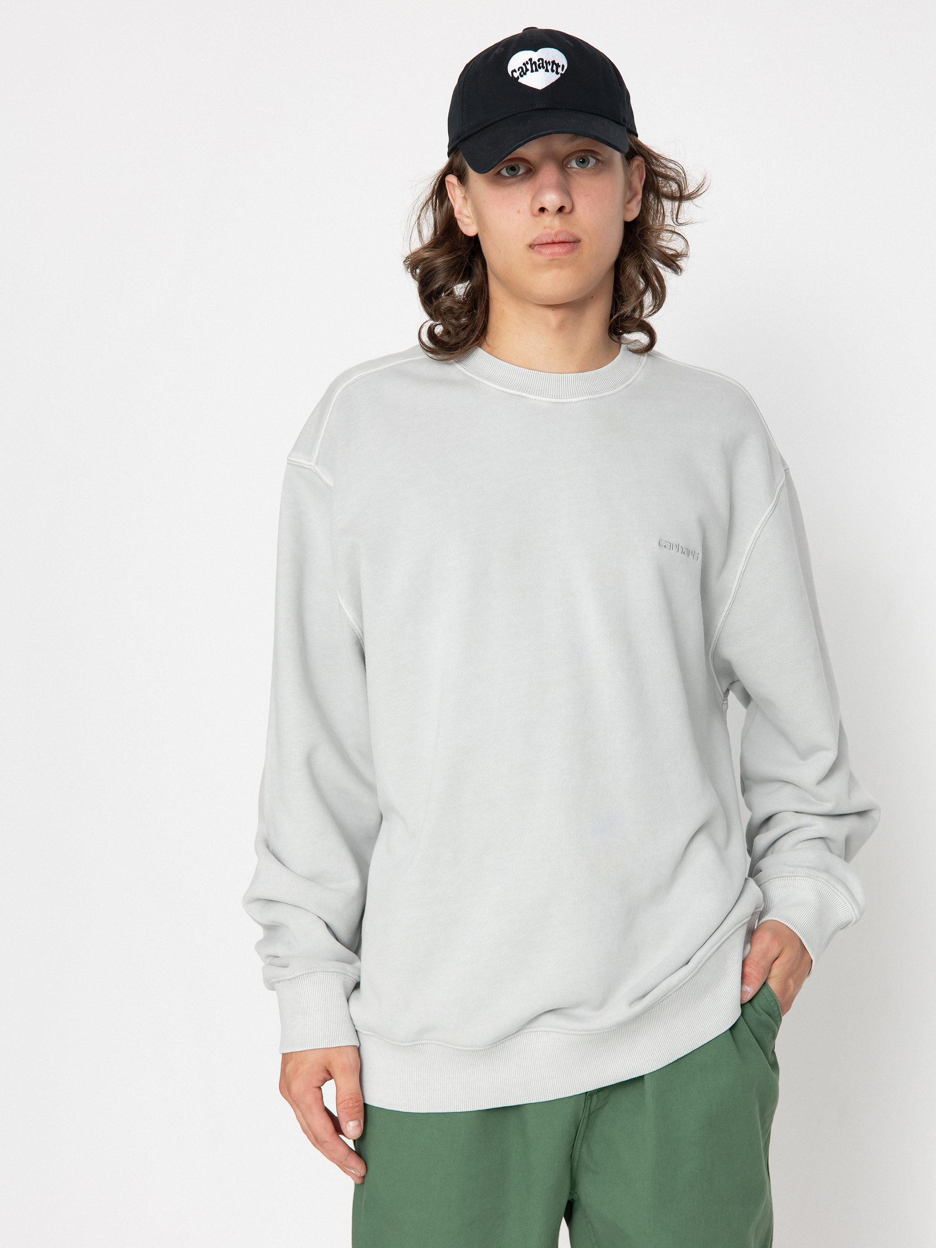 Mikina Carhartt WIP Duster Script (basalt)