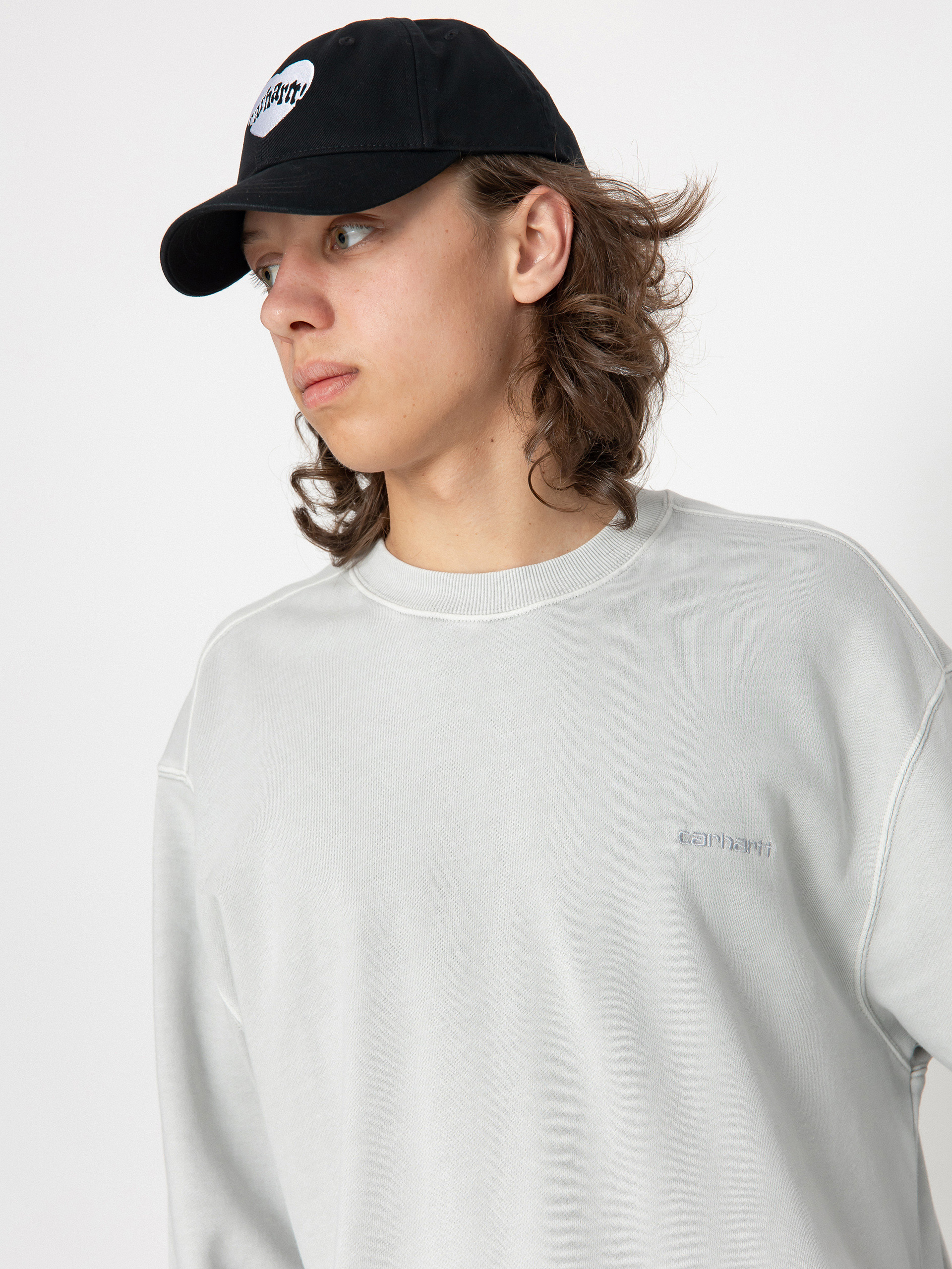 Mikina Carhartt WIP Duster Script (basalt)