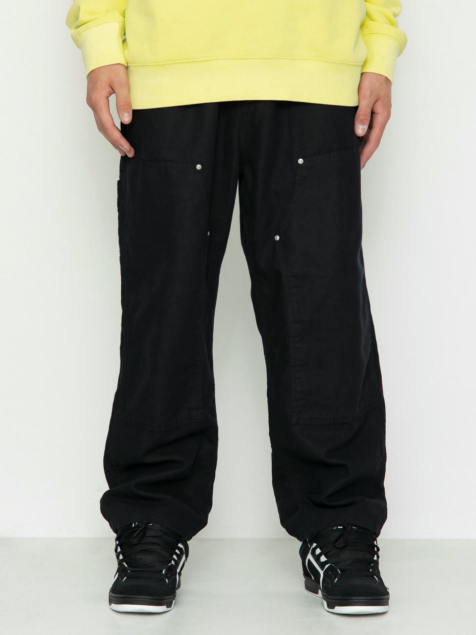 Kalhoty Carhartt WIP Walter Double Knee (black)