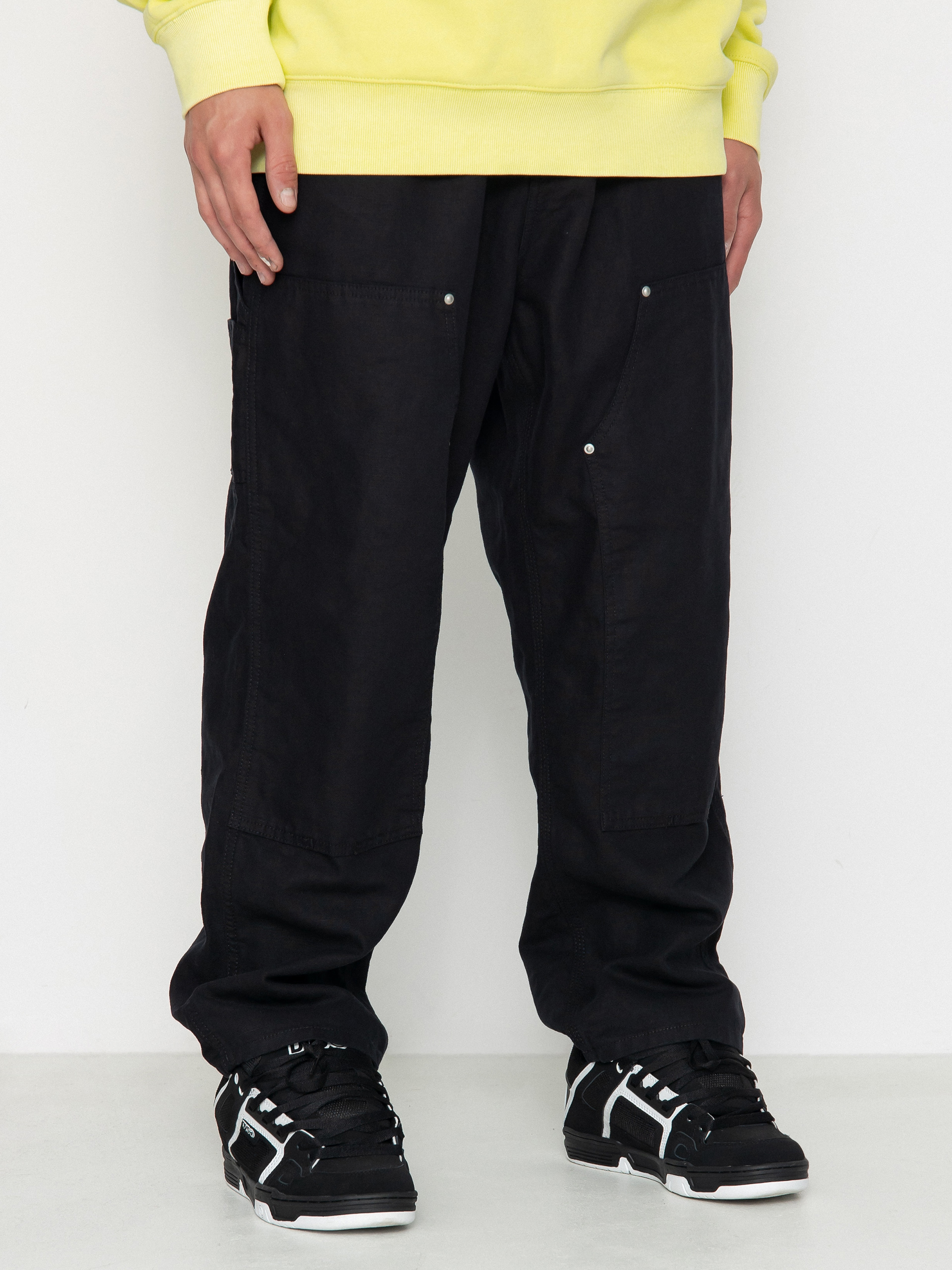Kalhoty Carhartt WIP Walter Double Knee (black)
