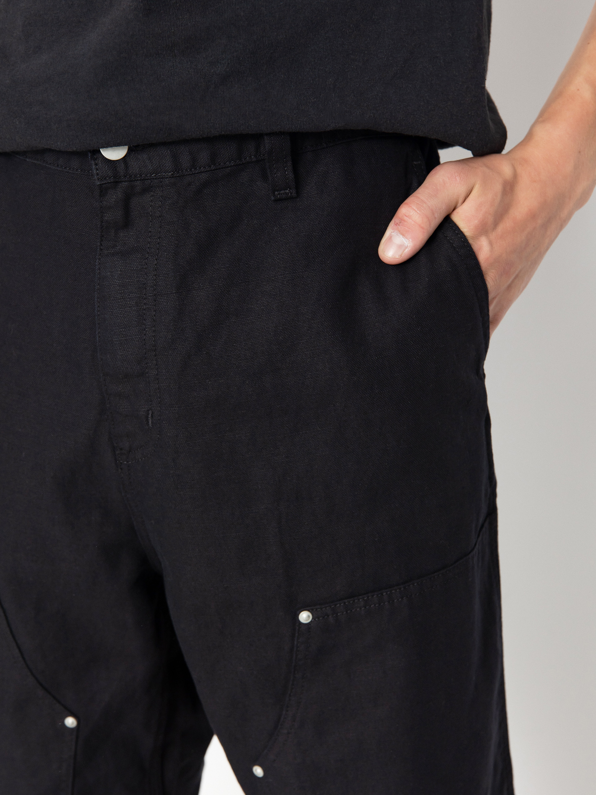 Kalhoty Carhartt WIP Walter Double Knee (black)