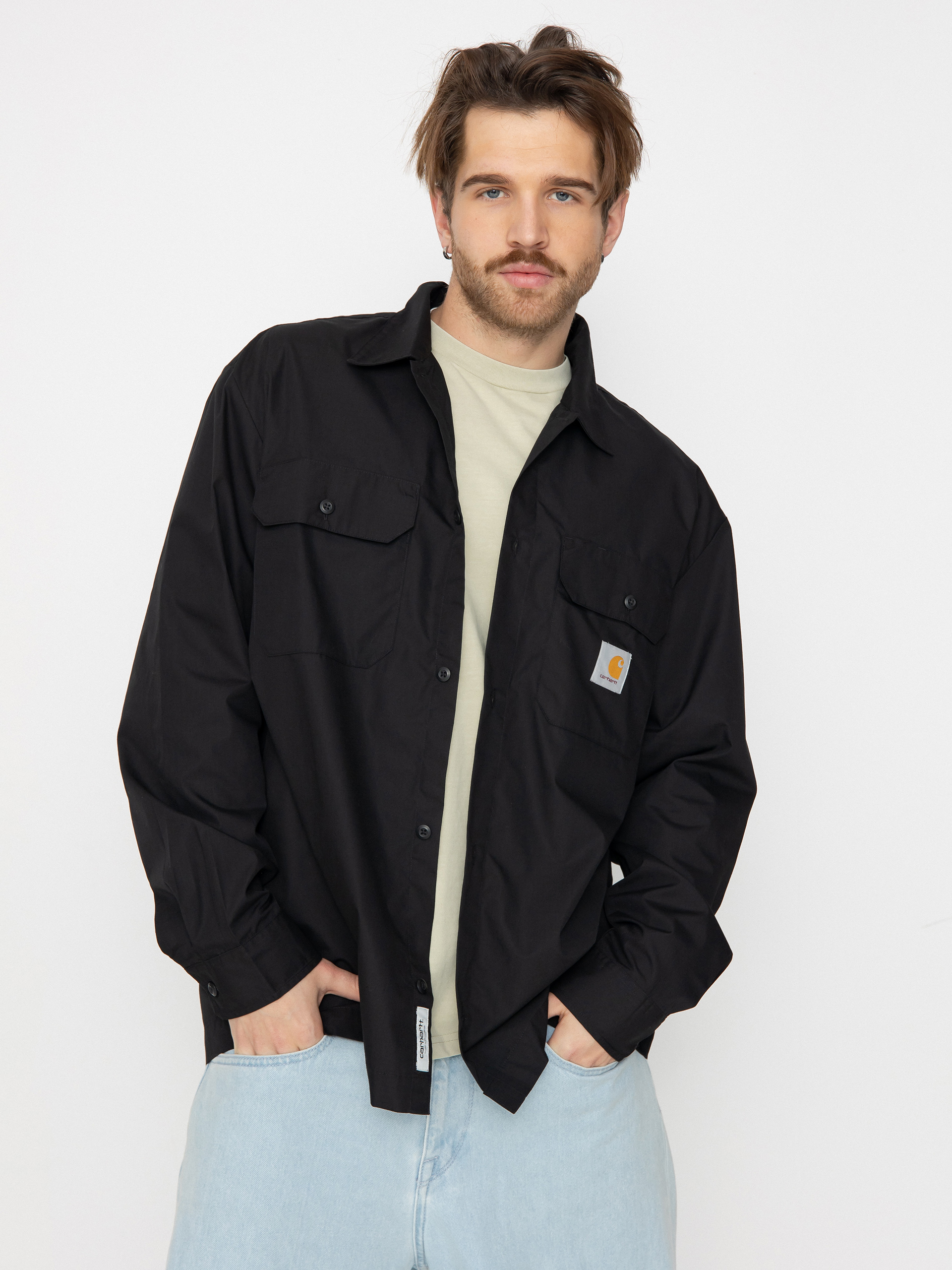 Košile Carhartt WIP Craft LS (black)