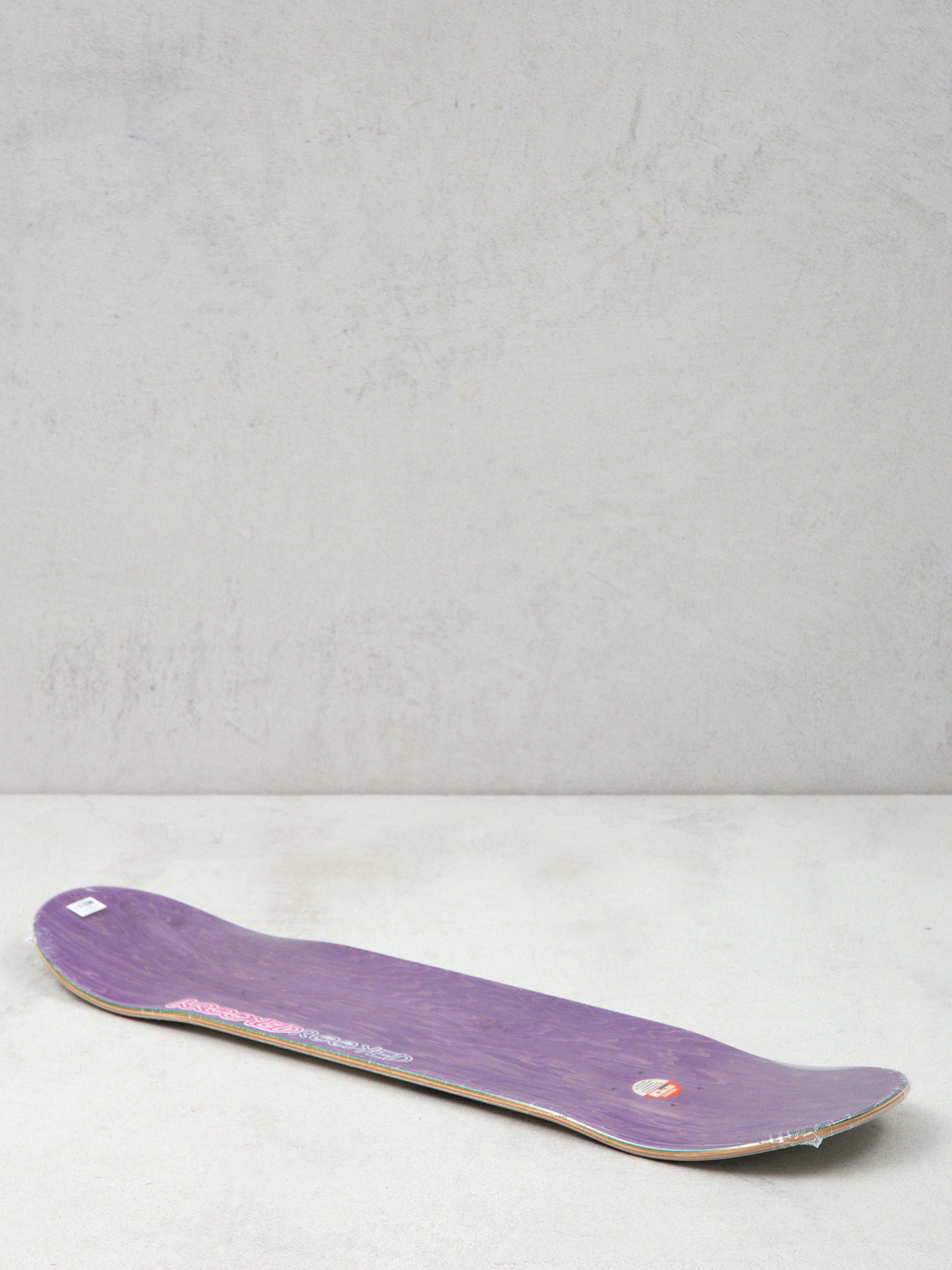 Deska Krooked Una Butterflies (white/purple)