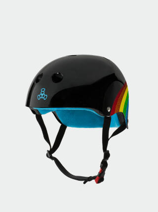 Helma Triple Eight The Certified Sweatsaver Helmet (rainbow black)