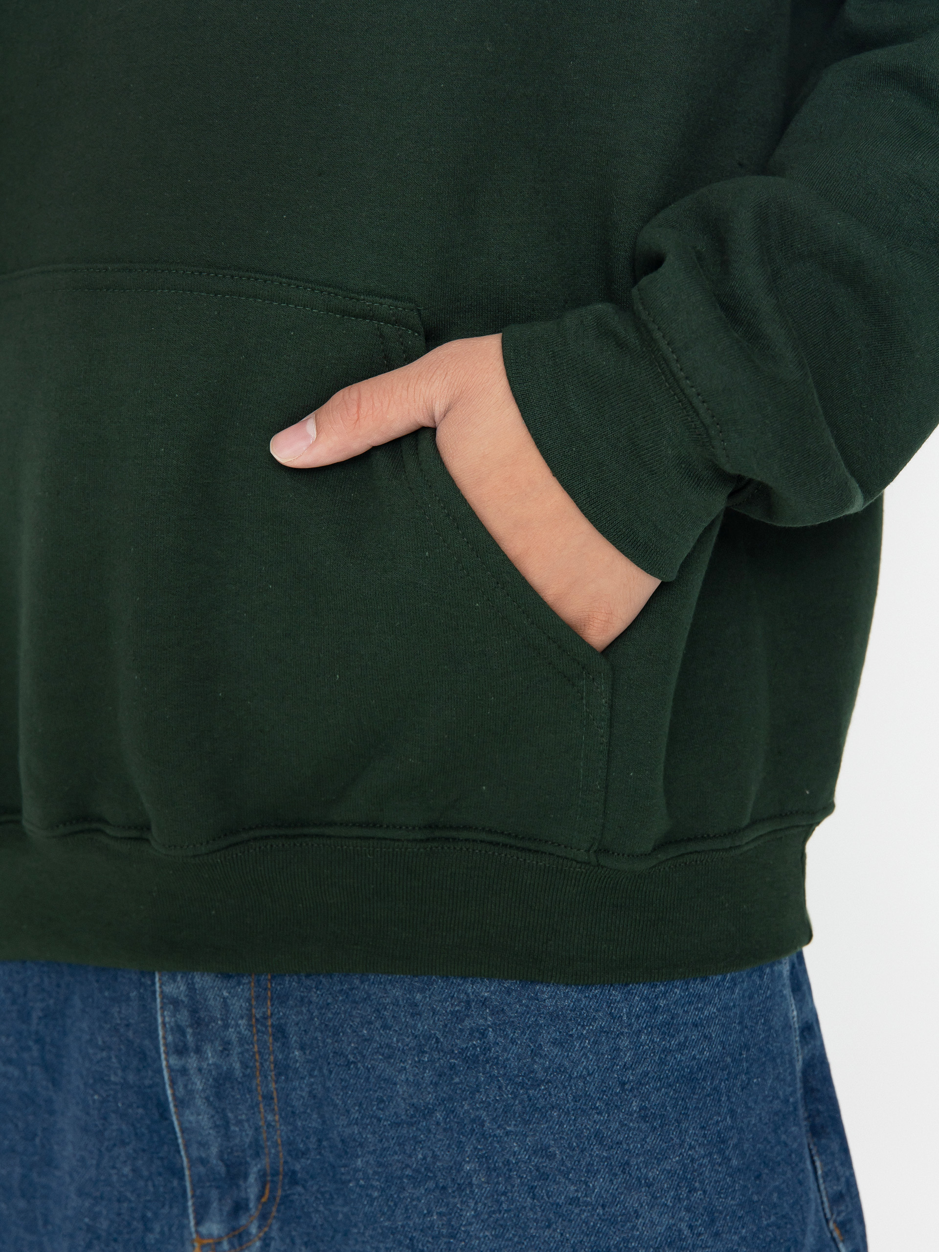 Mikina s kapucí Thrasher Mag Banner HD (forest green)