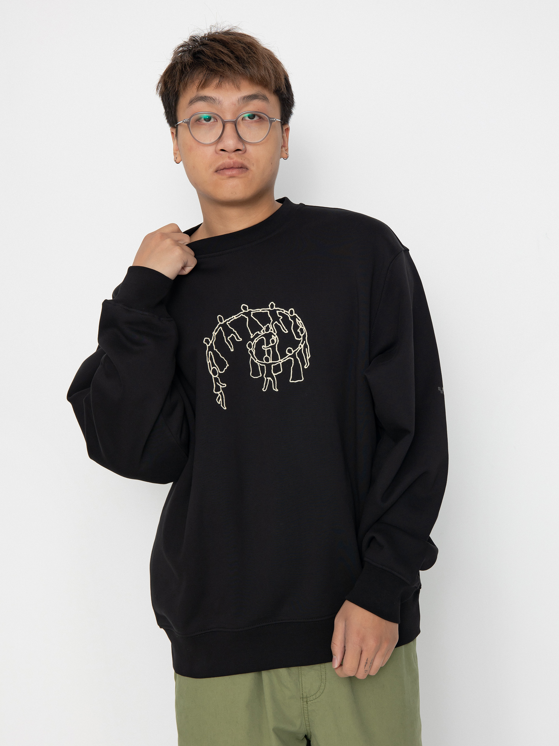 Mikina s kapucí Vans Skate Hold Hands HD