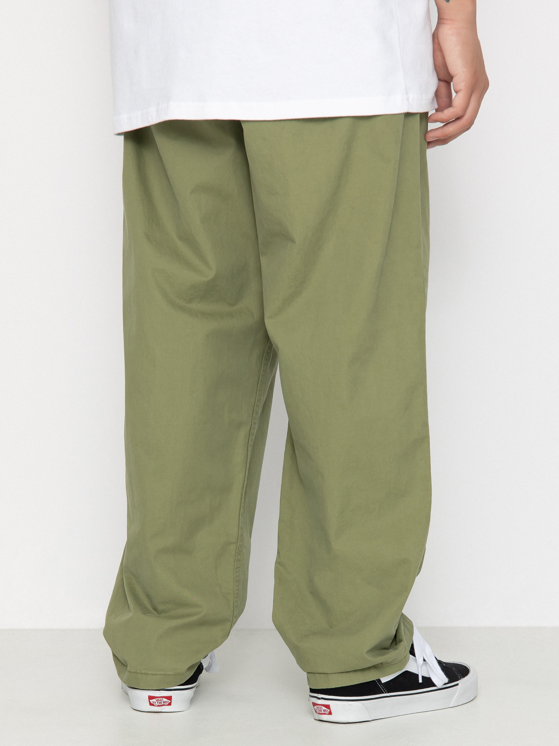 Kalhoty Vans Range Baggy Tapered Elastic Waist (loden green)