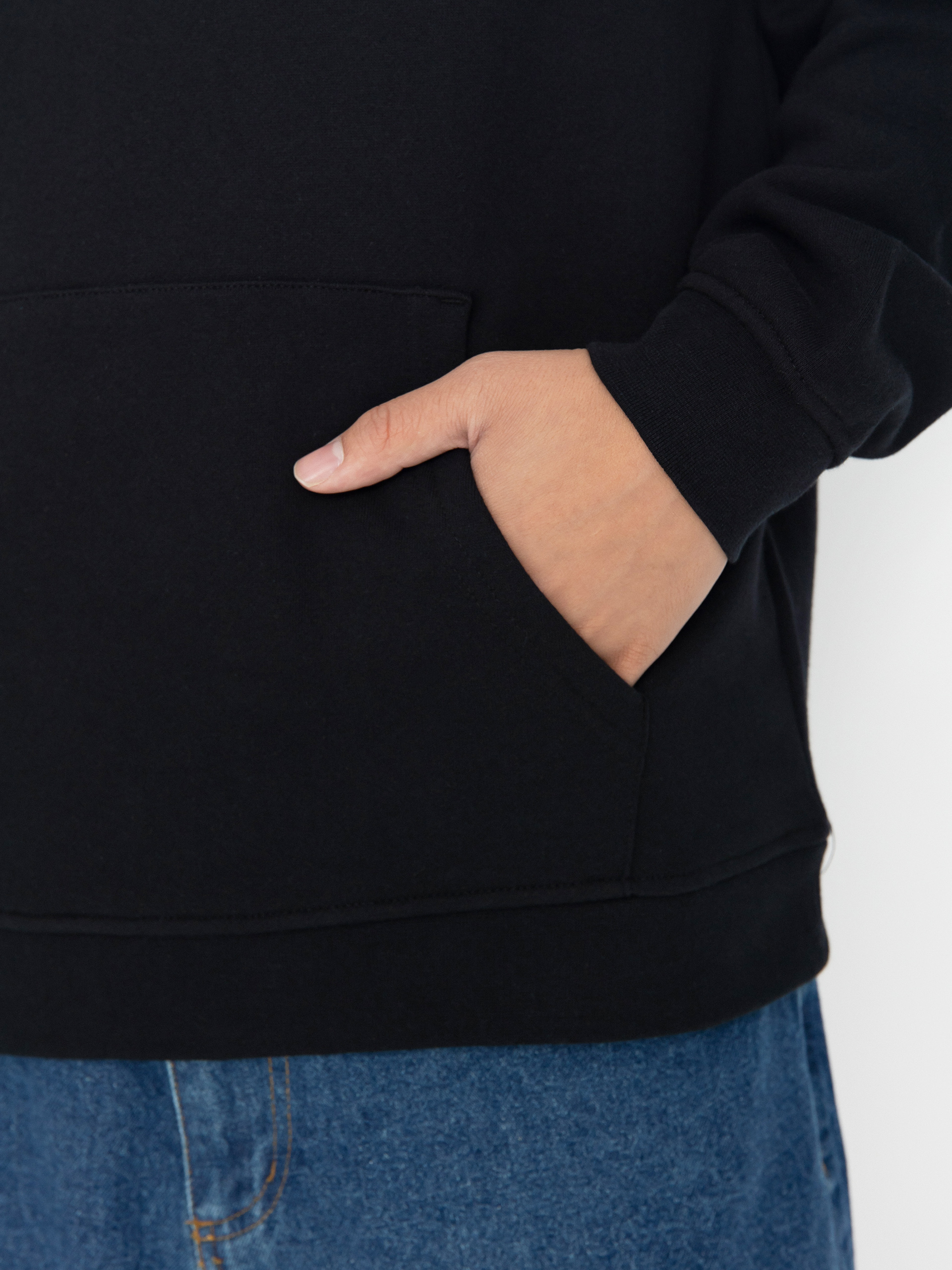 Mikina s kapucí Santa Cruz Pace Ritual Hand HD (black)