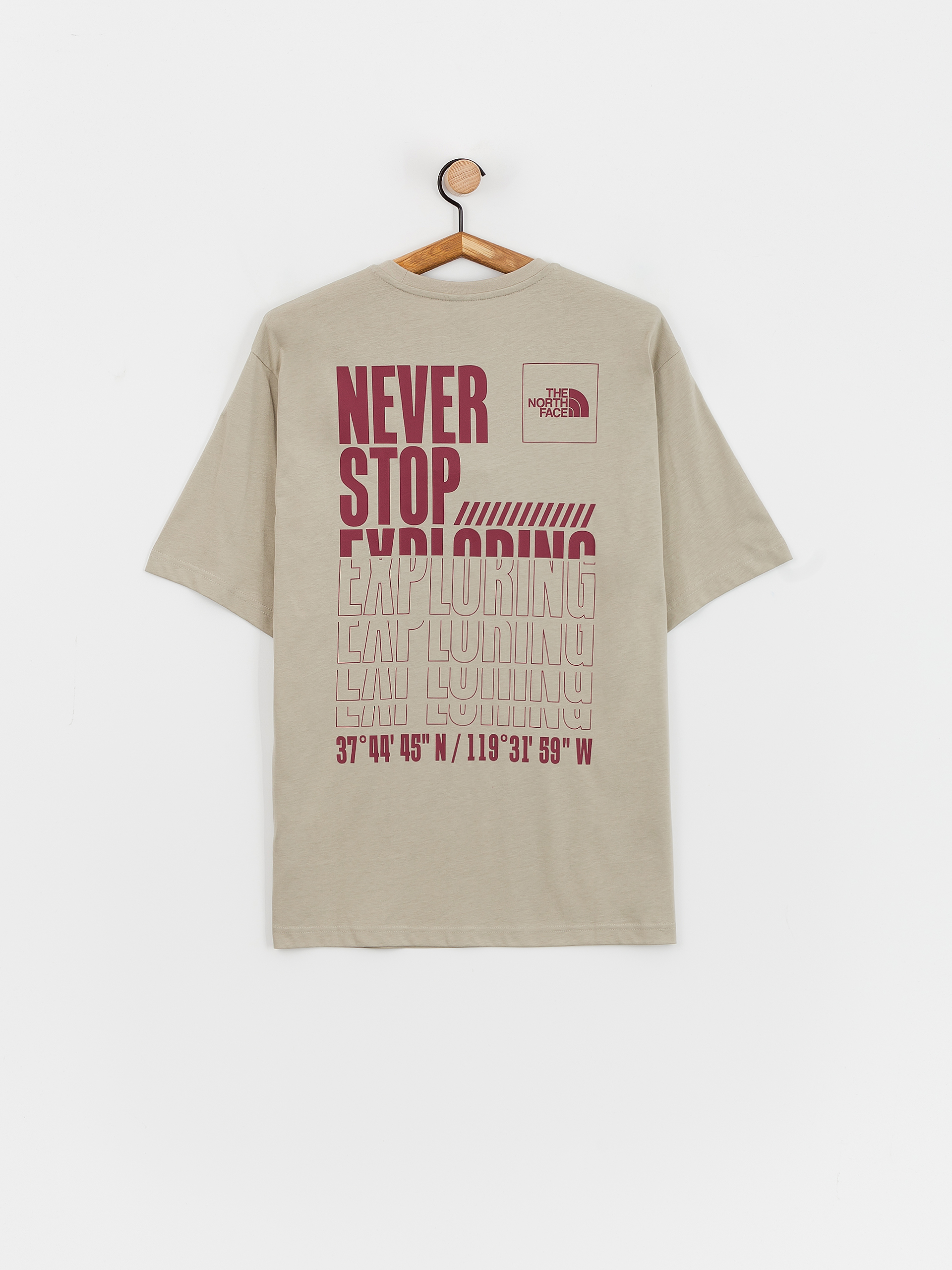 Tričko The North Face Coordinates (clay grey)