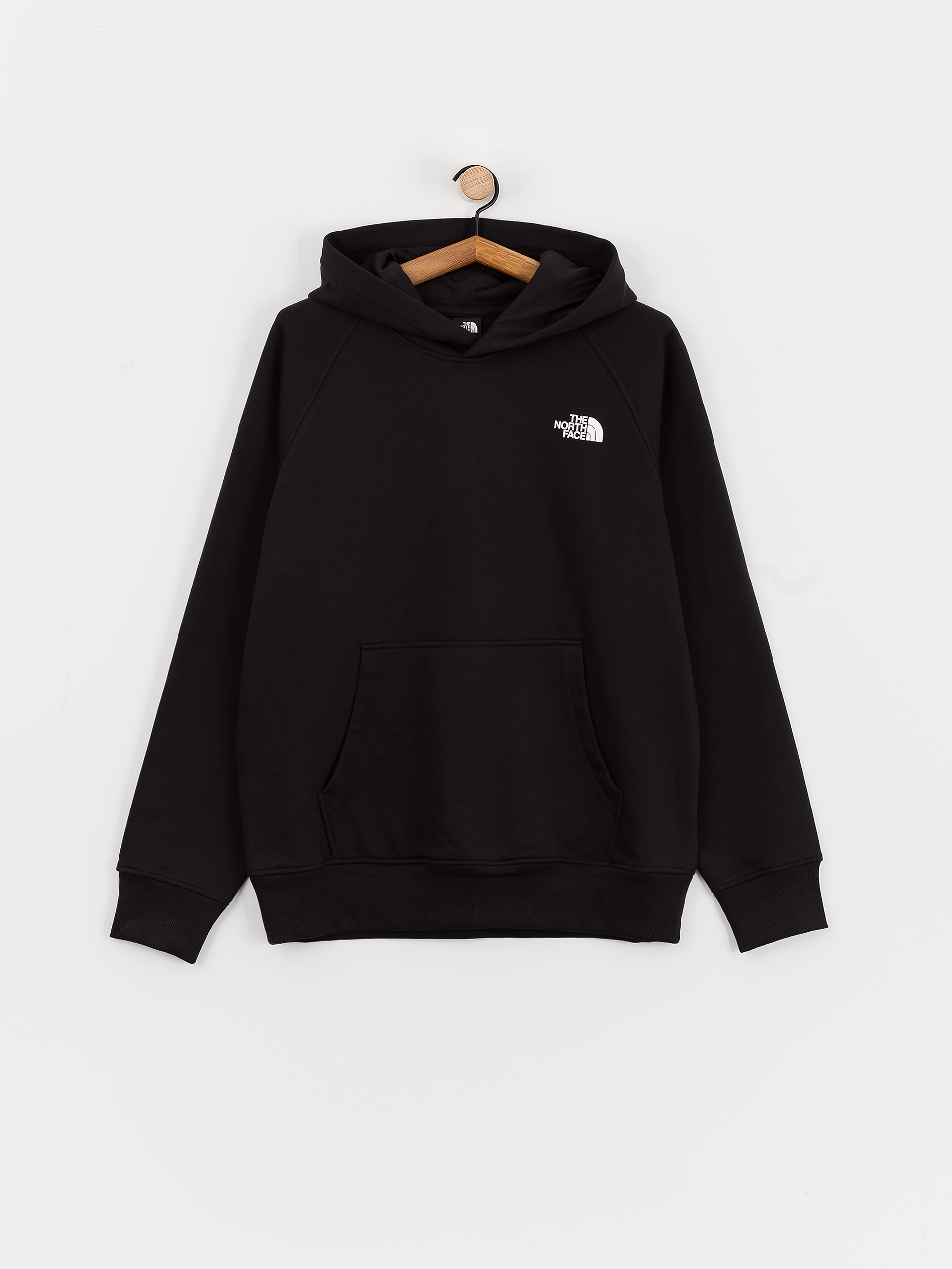 Mikina s kapucí The North Face Raglan Box Nse HD (tnf black/tnf white)
