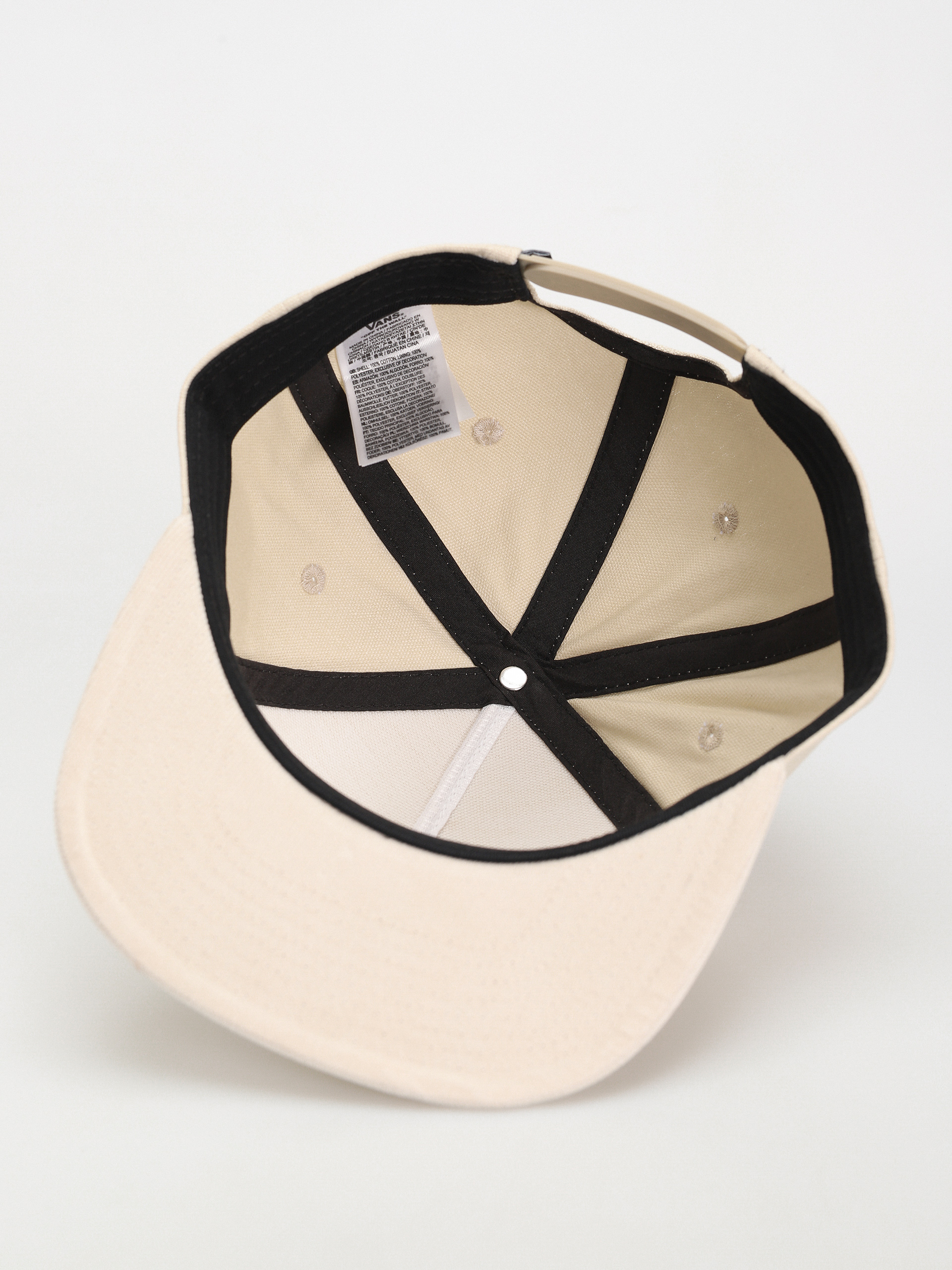 Kšiltovka  Vans Off The Wall Patch Snapback (oatmeal)